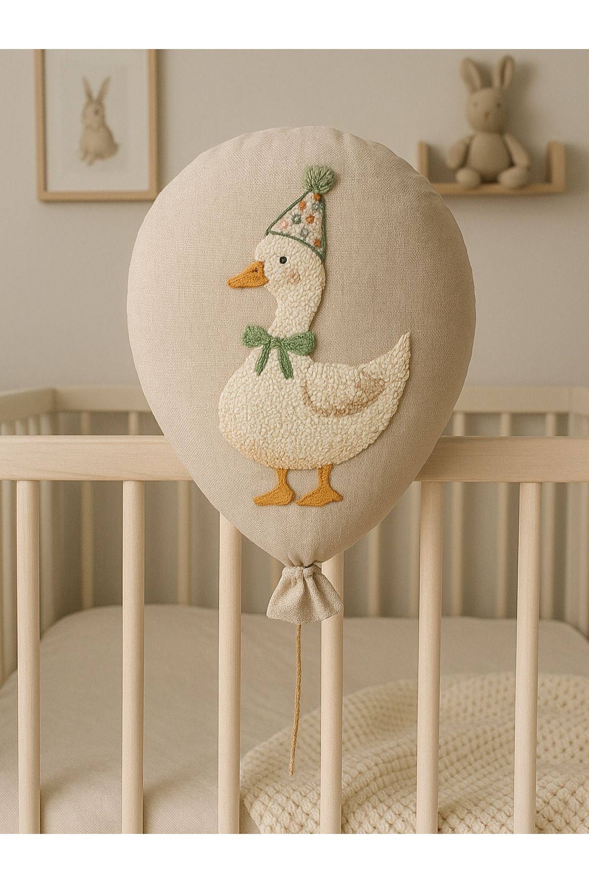 feyshadesign Ördek Figürlü Punch Balon Yastık