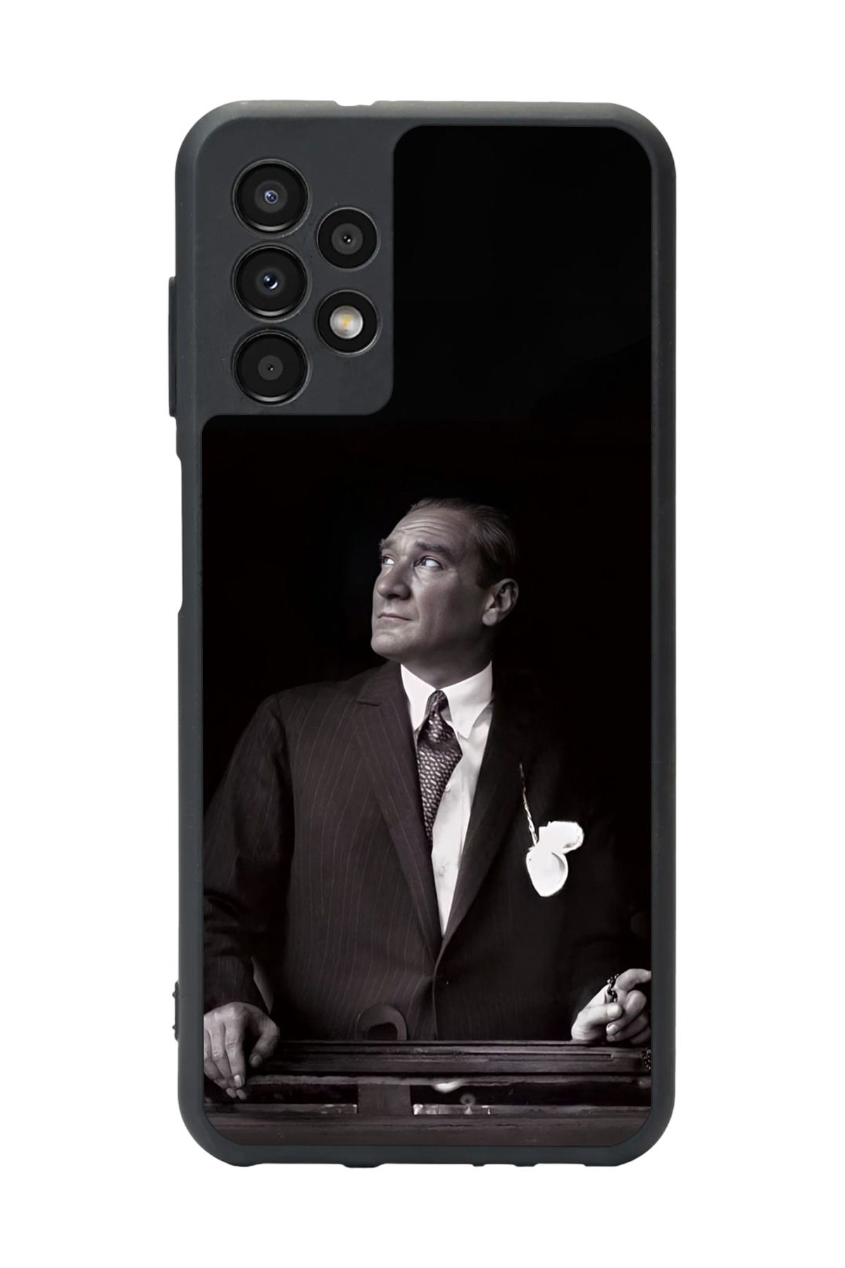 BGAKSESUAR Samsung Galaxy A72 Uyumlu Mat Siyah Kılıf – Yumuşak Silikon, Koruyucu, Şok Emici Kapak