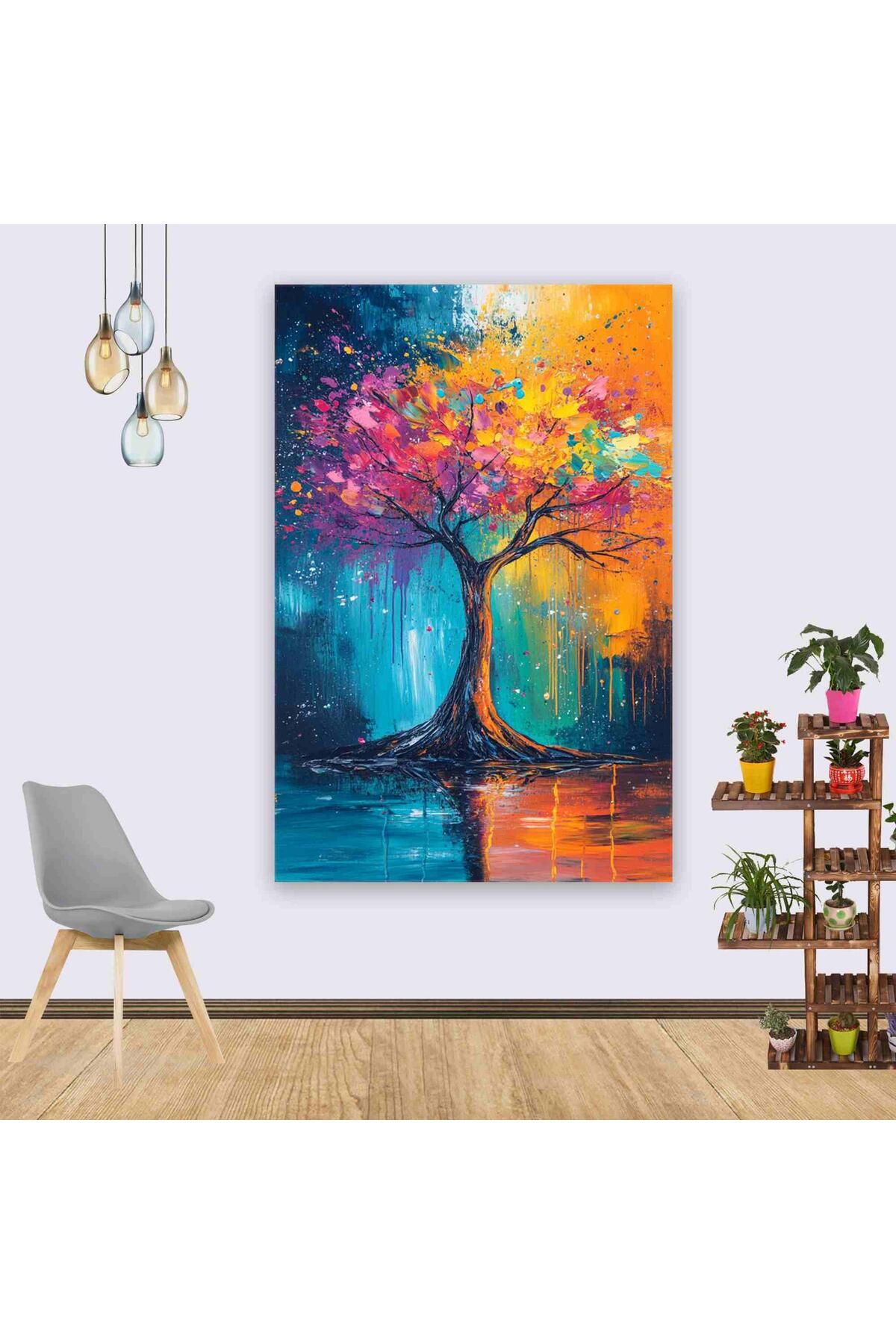 Ritmo Canvas Color of the Wood Kanvas Tablo