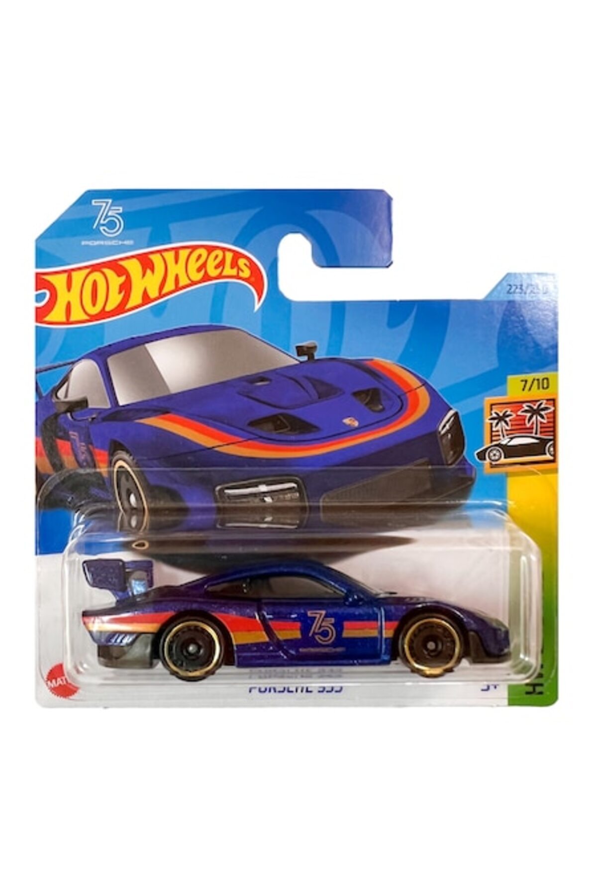 Masinuta metalica Hot Wheels 2023, Porsche 935 1:64, Albastru