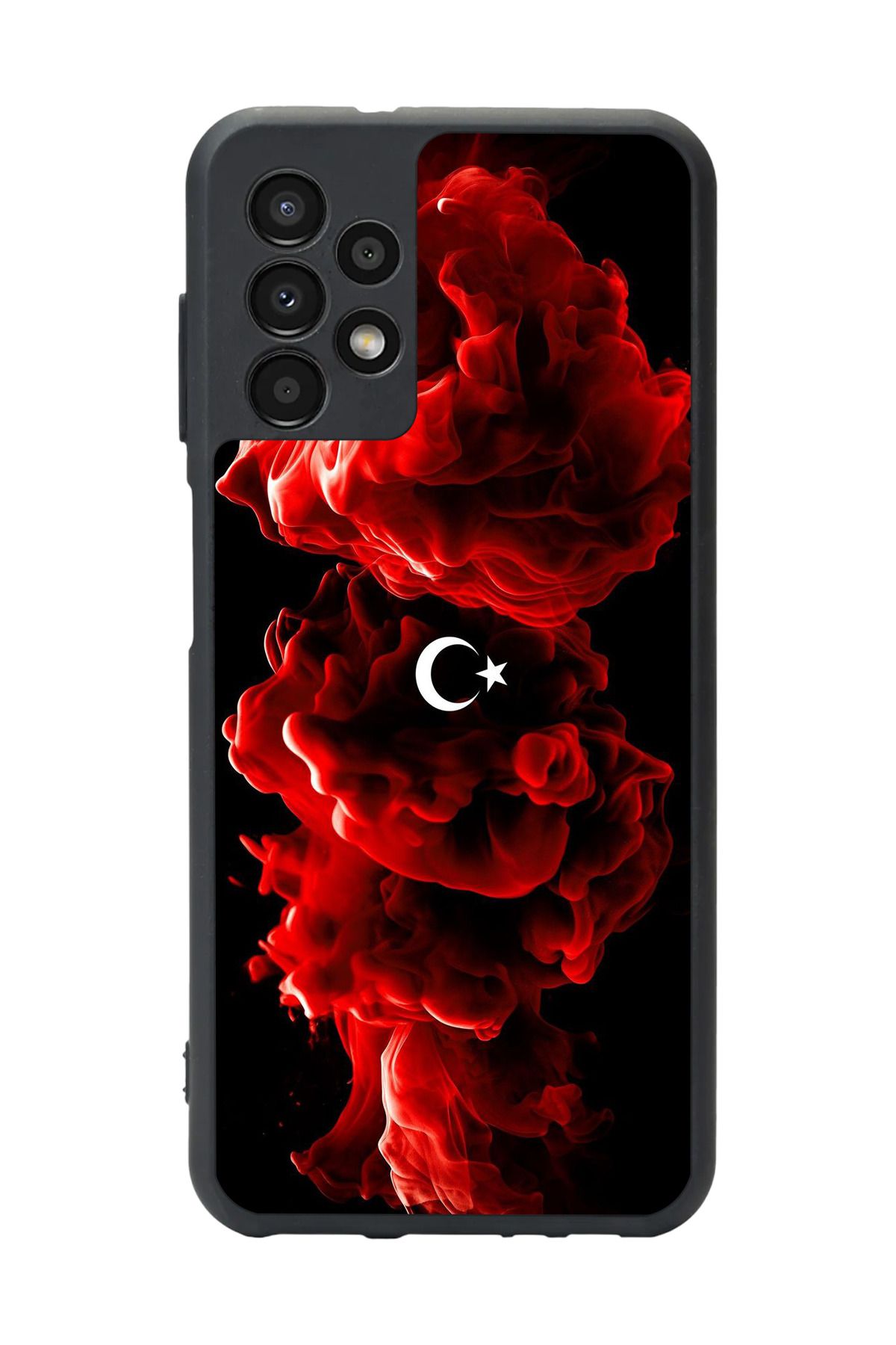 BGAKSESUAR Samsung Galaxy A72 Uyumlu Mat Siyah Kılıf – Yumuşak Silikon, Koruyucu, Şok Emici Kapak