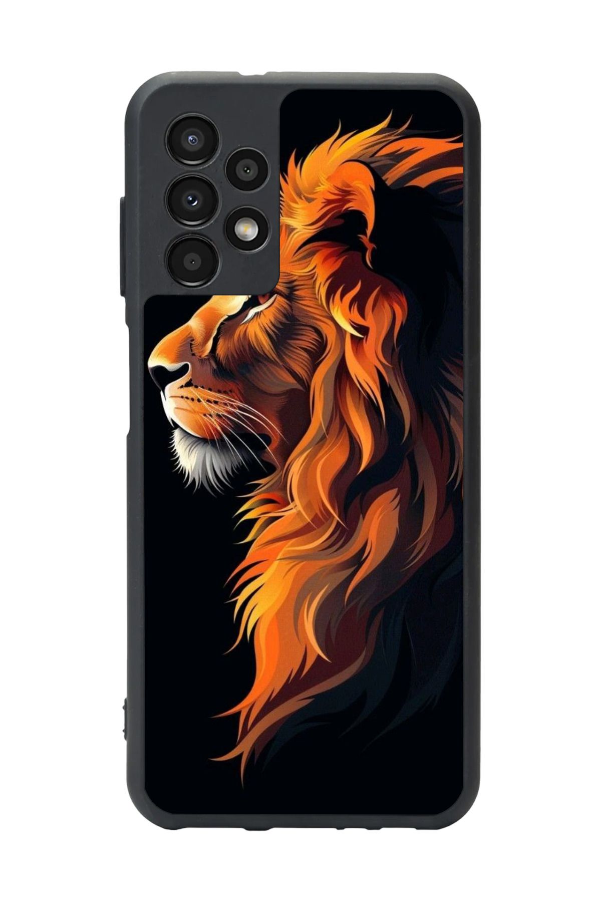 BGAKSESUAR Samsung Galaxy A13 Uyumlu Mat Siyah Kılıf – Yumuşak Silikon, Koruyucu, Şok Emici Kapak