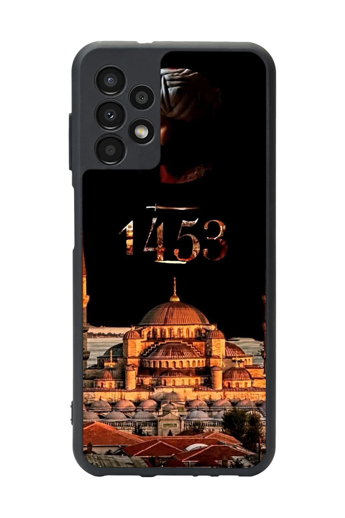 BGAKSESUAR Samsung Galaxy A23 Uyumlu Mat Siyah Kılıf – Yumuşak Silikon, Koruyucu, Şok Emici Kapak