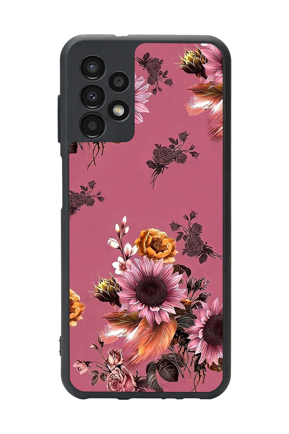 BGAKSESUAR Samsung Galaxy A72 Uyumlu Mat Siyah Kılıf – Yumuşak Silikon, Koruyucu, Şok Emici Kapak