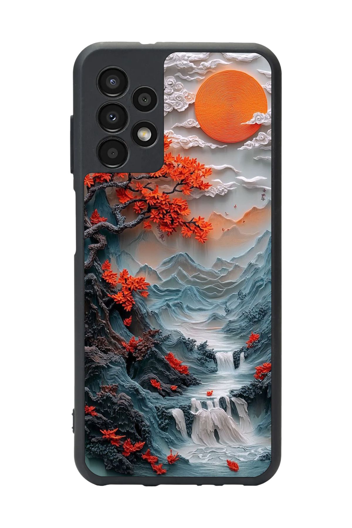 BGAKSESUAR Samsung Galaxy A72 Uyumlu Mat Siyah Kılıf – Yumuşak Silikon, Koruyucu, Şok Emici Kapak