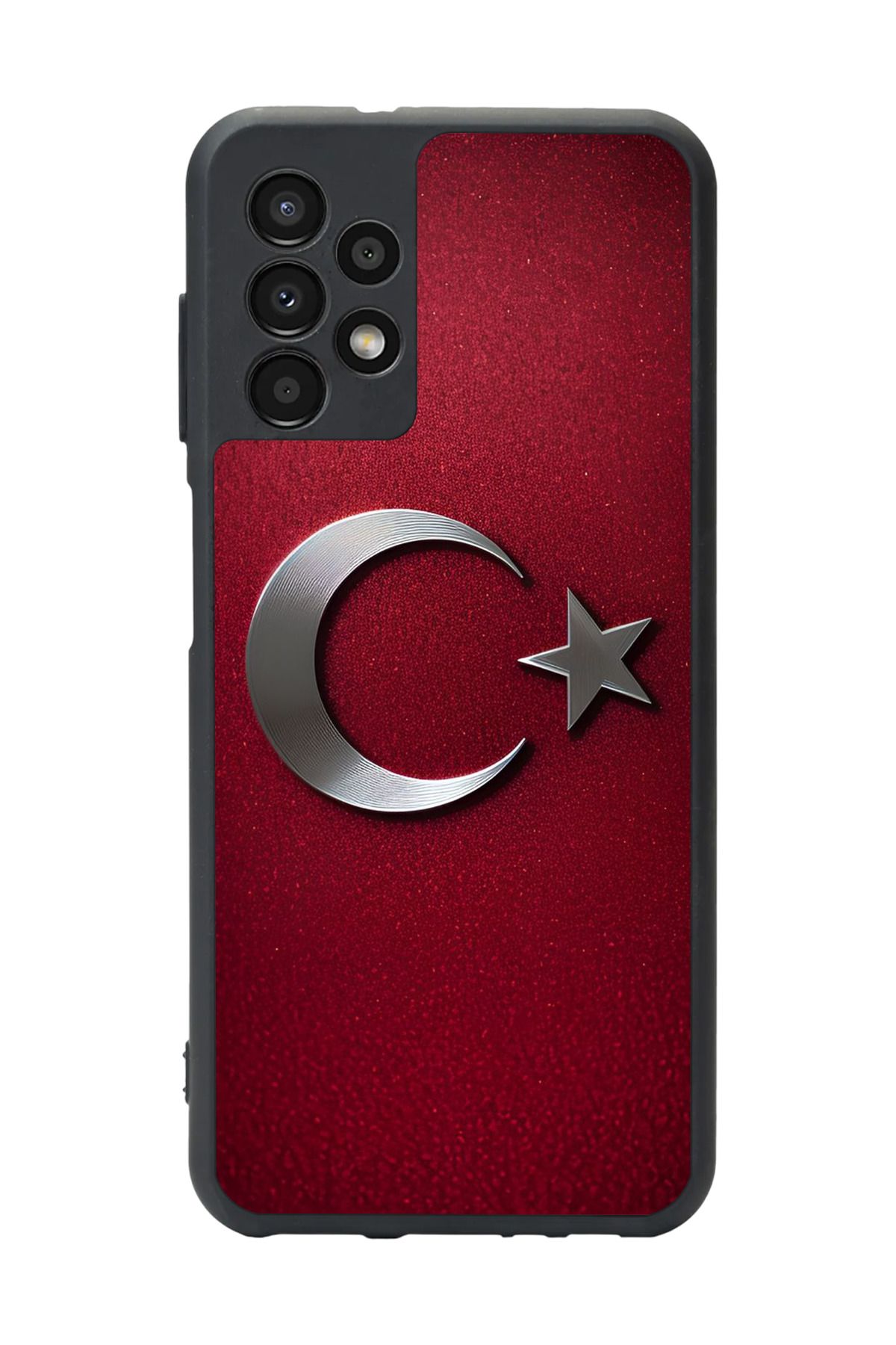 BGAKSESUAR Samsung Galaxy A23 Uyumlu Mat Siyah Kılıf – Yumuşak Silikon, Koruyucu, Şok Emici Kapak