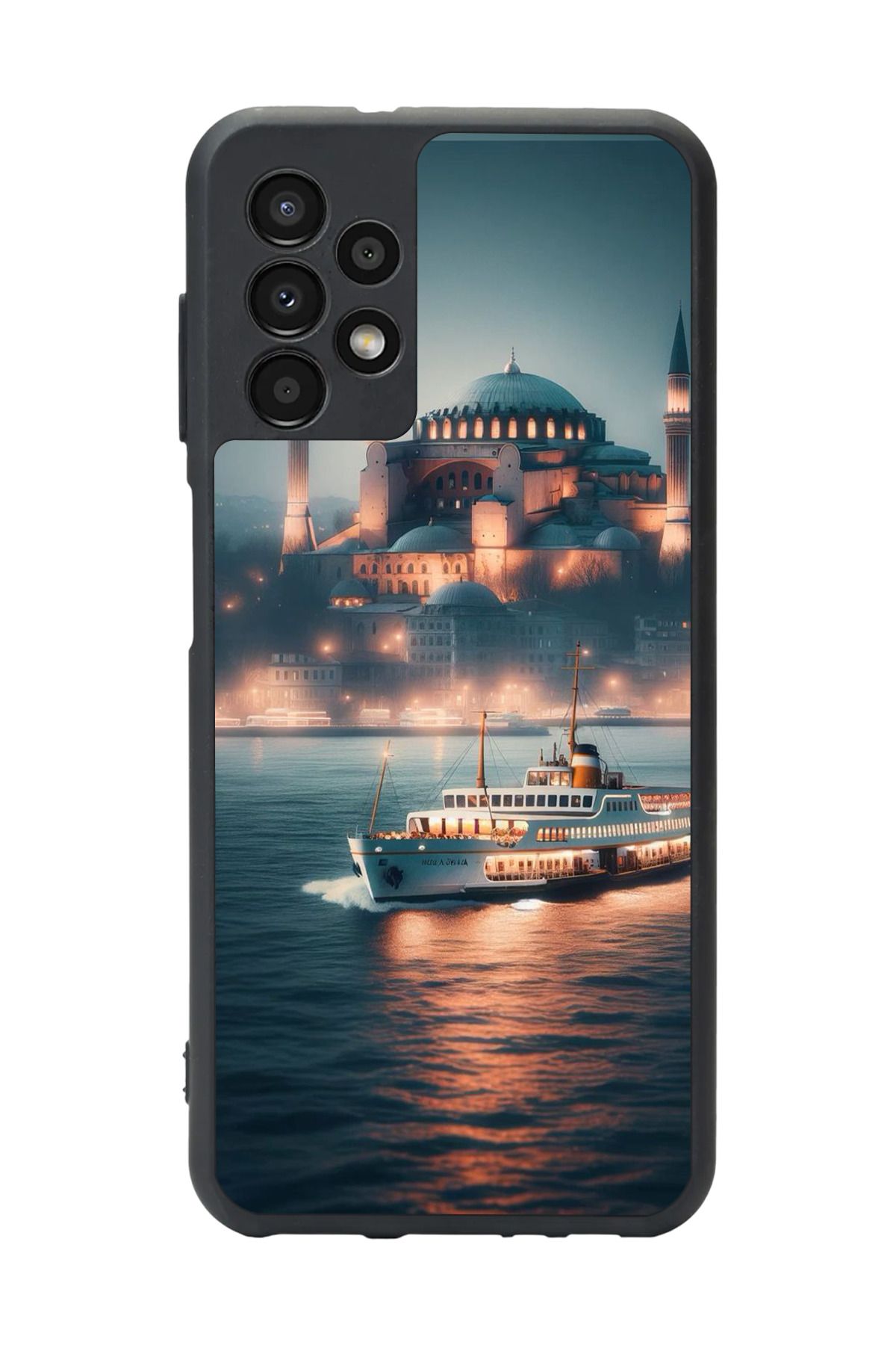 BGAKSESUAR Samsung Galaxy A72 Uyumlu Mat Siyah Kılıf – Yumuşak Silikon, Koruyucu, Şok Emici Kapak