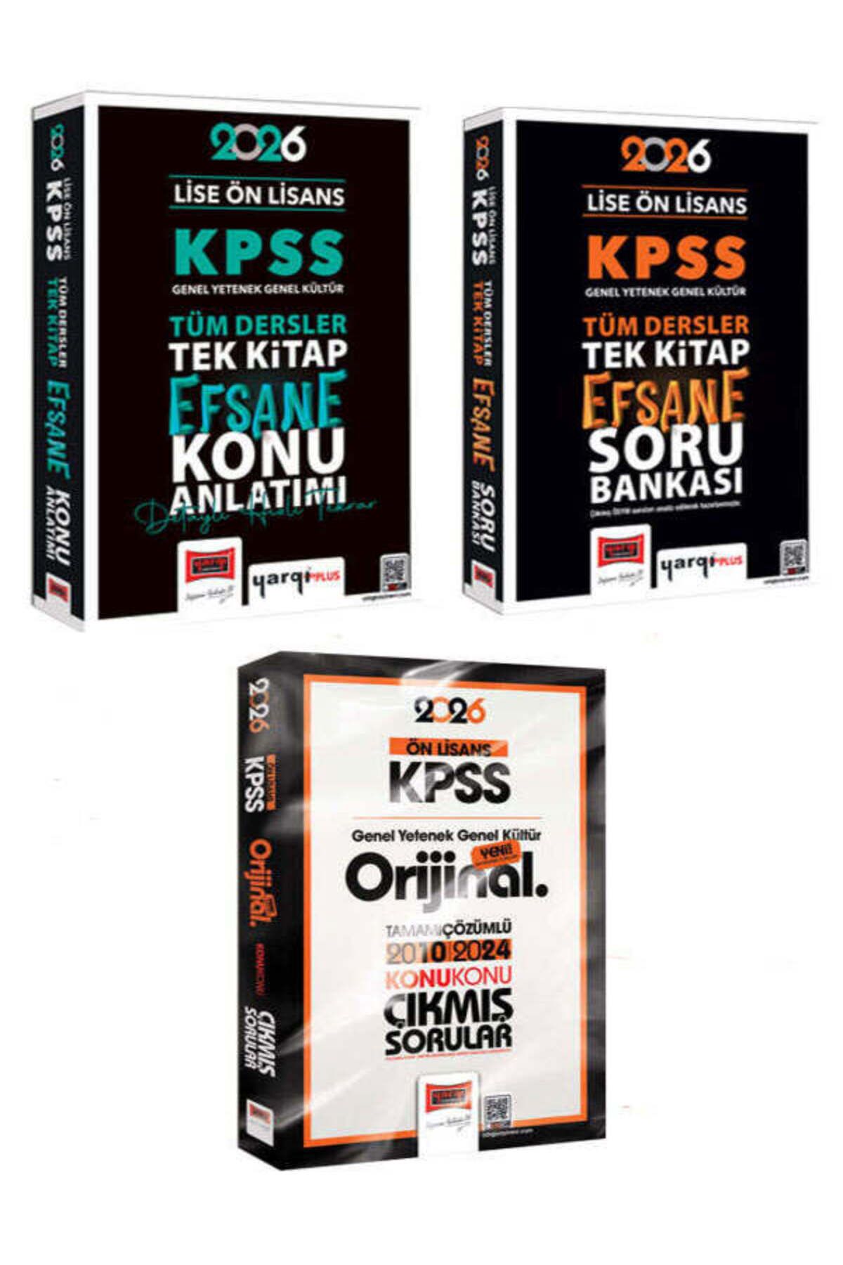 Yargı Yayınları Yargı Yayın 2026 KPSS Lise Ön Lisans GK-GY Tüm Dersler Konu,Soru, Lise Ön Lisans Çıkmış Sorular Seti
