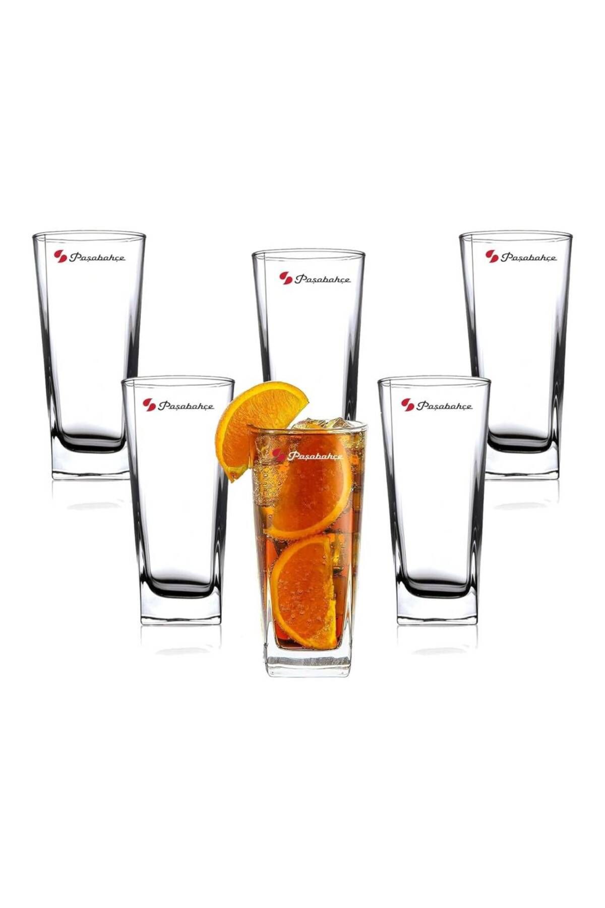 Paşabahçe Cam Meşrubat Bardağı, Sade, 305 ml, 6 Parça
