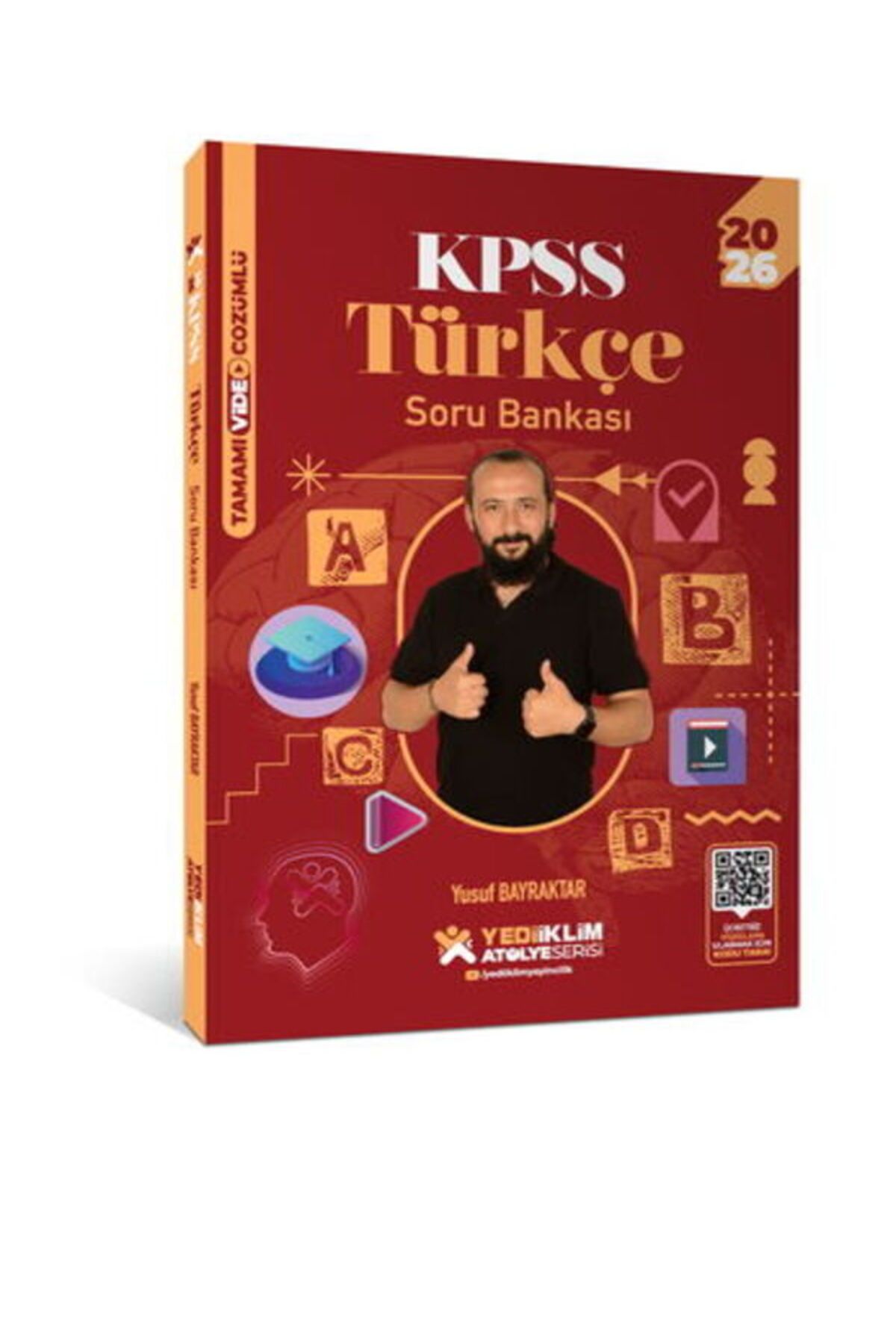 Yediiklim Yayınları Yediiklim Yayınları 2026 KPSS Genel Yetenek Atölye Serisi Türkçe Tamamı Video Çözümlü Soru Bankası