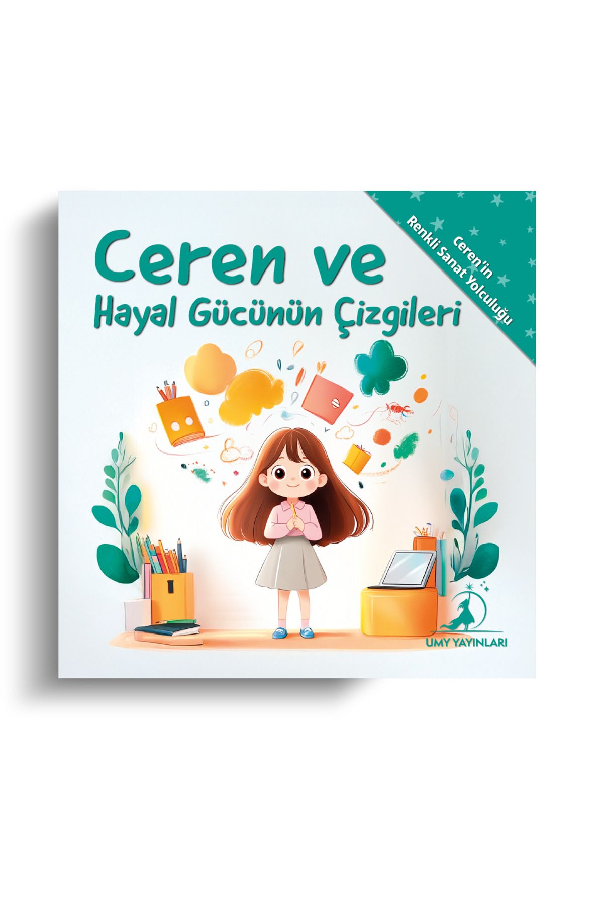 UMY Yayınları Ceren ve Hayal Gücünün Çizgileri - Ceren’in Renkli Sanat Yolculuğu - 4. Kitap