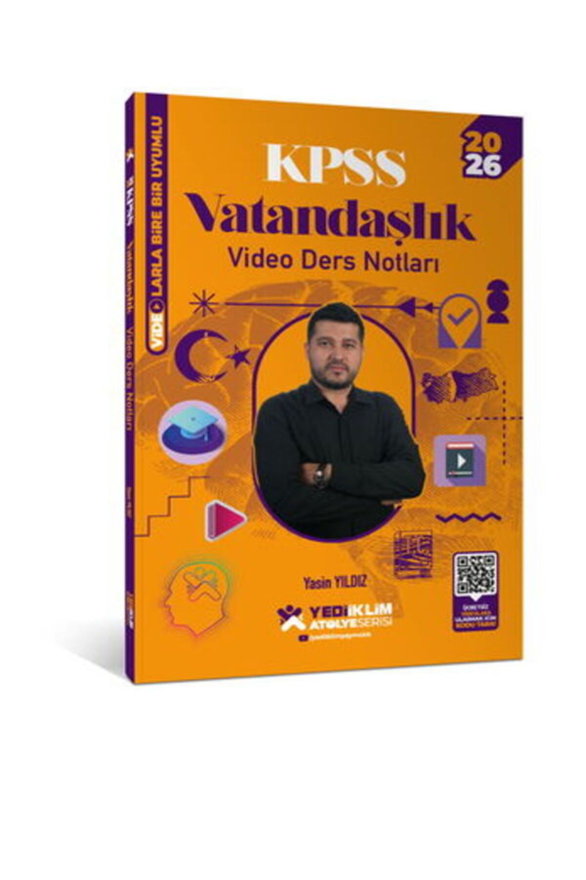 Yediiklim Yayınları Yediiklim Yayınları 2026 KPSS Atölye Serisi Genel Kültür Vatandaşlık Video Ders Notları