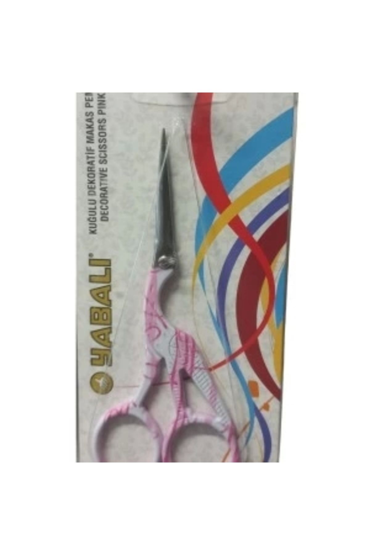 shopwave Nakış Makası Kuğulu Dekoratif Makas Pembe YBL-046 Model 8
