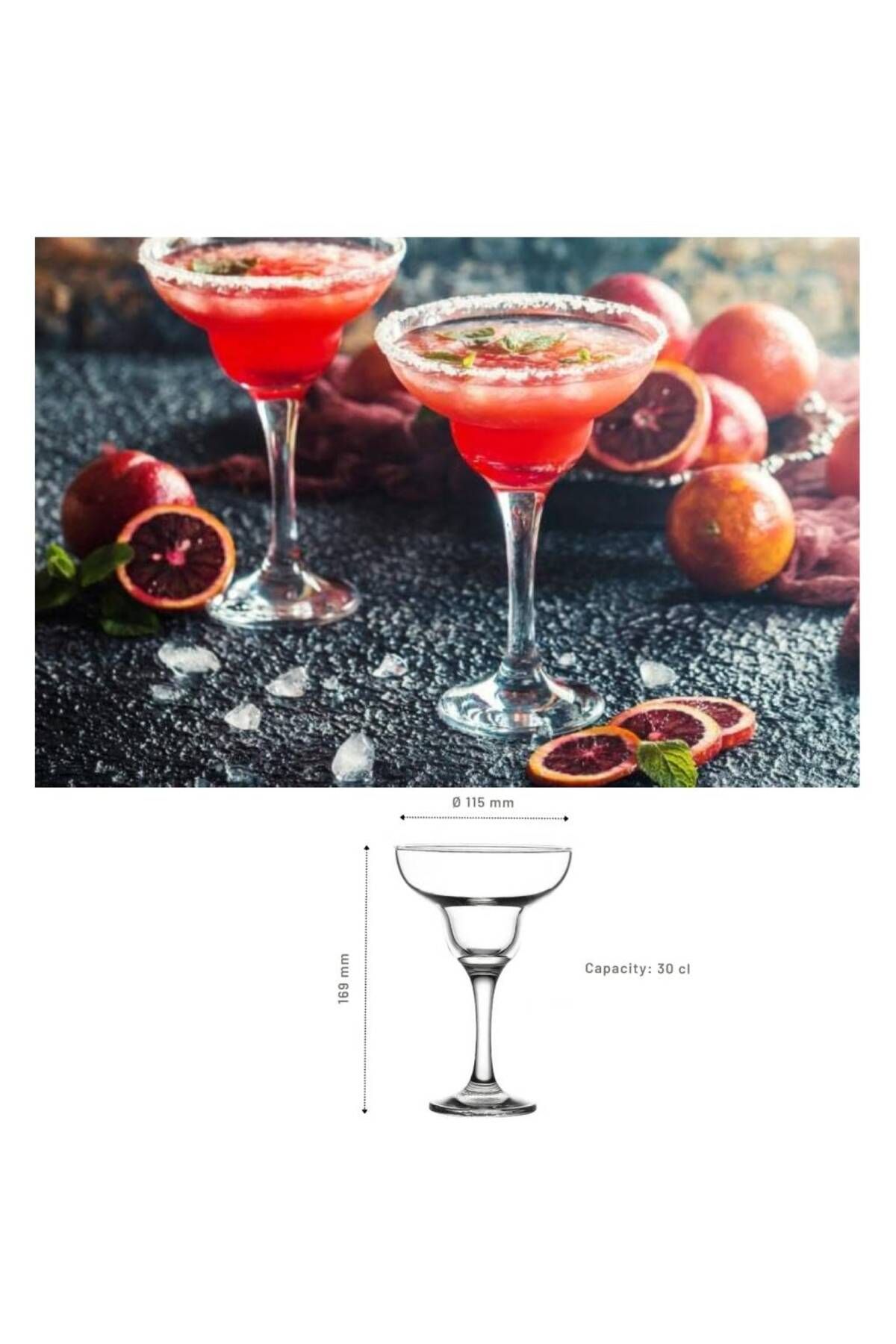 Paşabahçe Kokteyl Margarita Kadehi 2 Adet