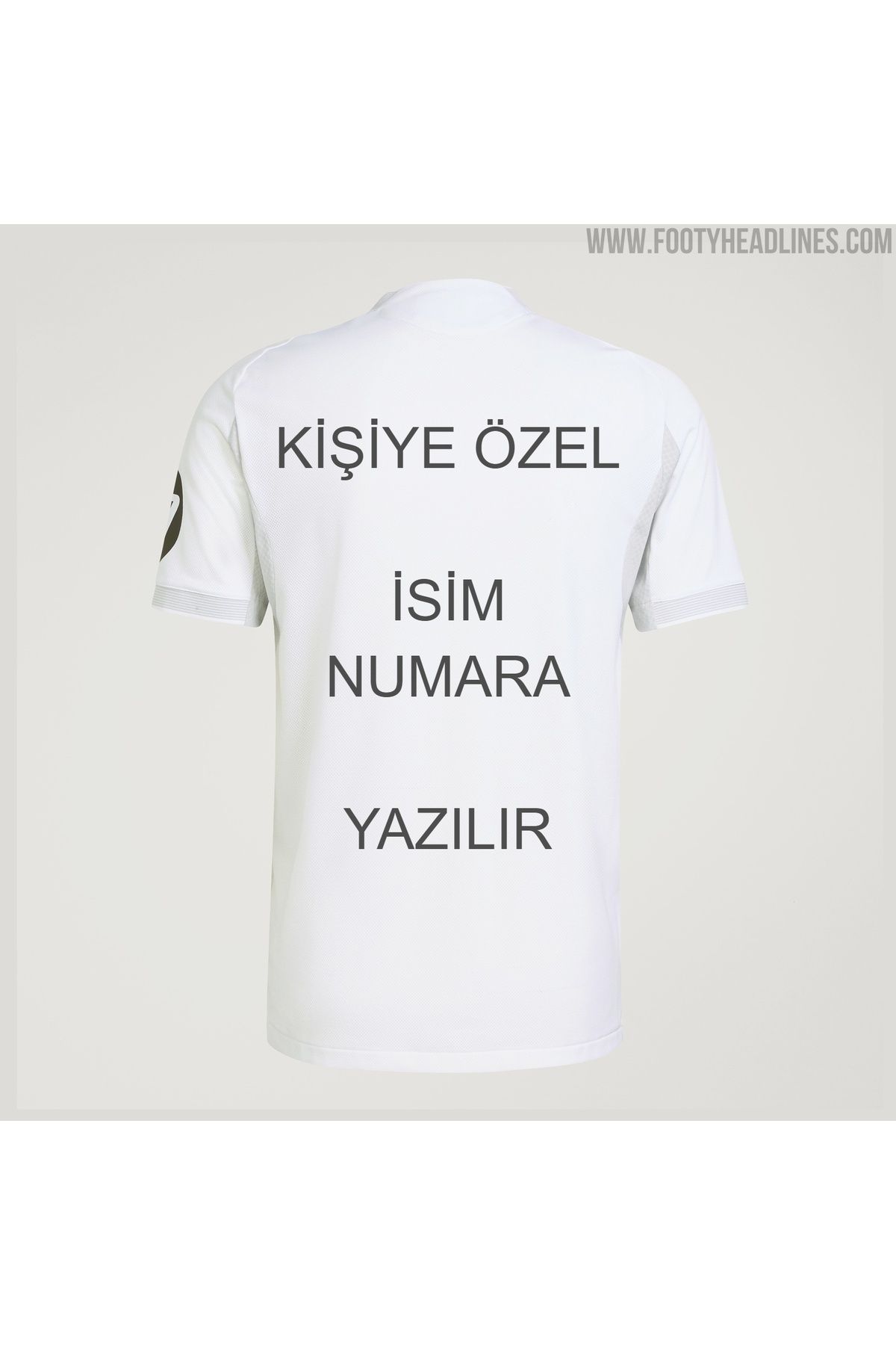 Tesbih Dünyası R'eal M'adrid 2025/26 Yeni Sezon Kişiye Özel İsimli İç Saha Futbol Forması