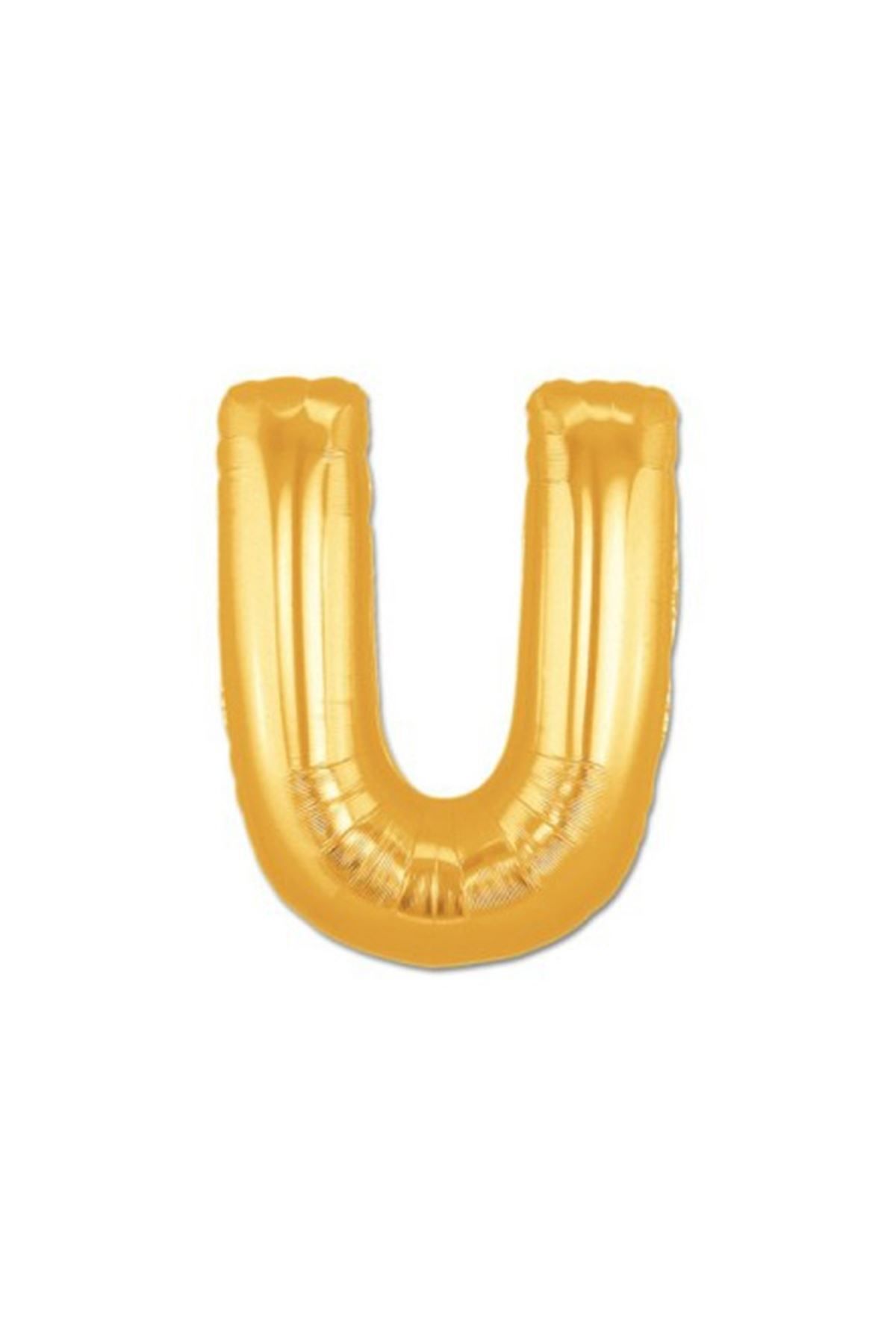 CONAHOME Altın Sarısı Folyo Harf Balon 1 Metre