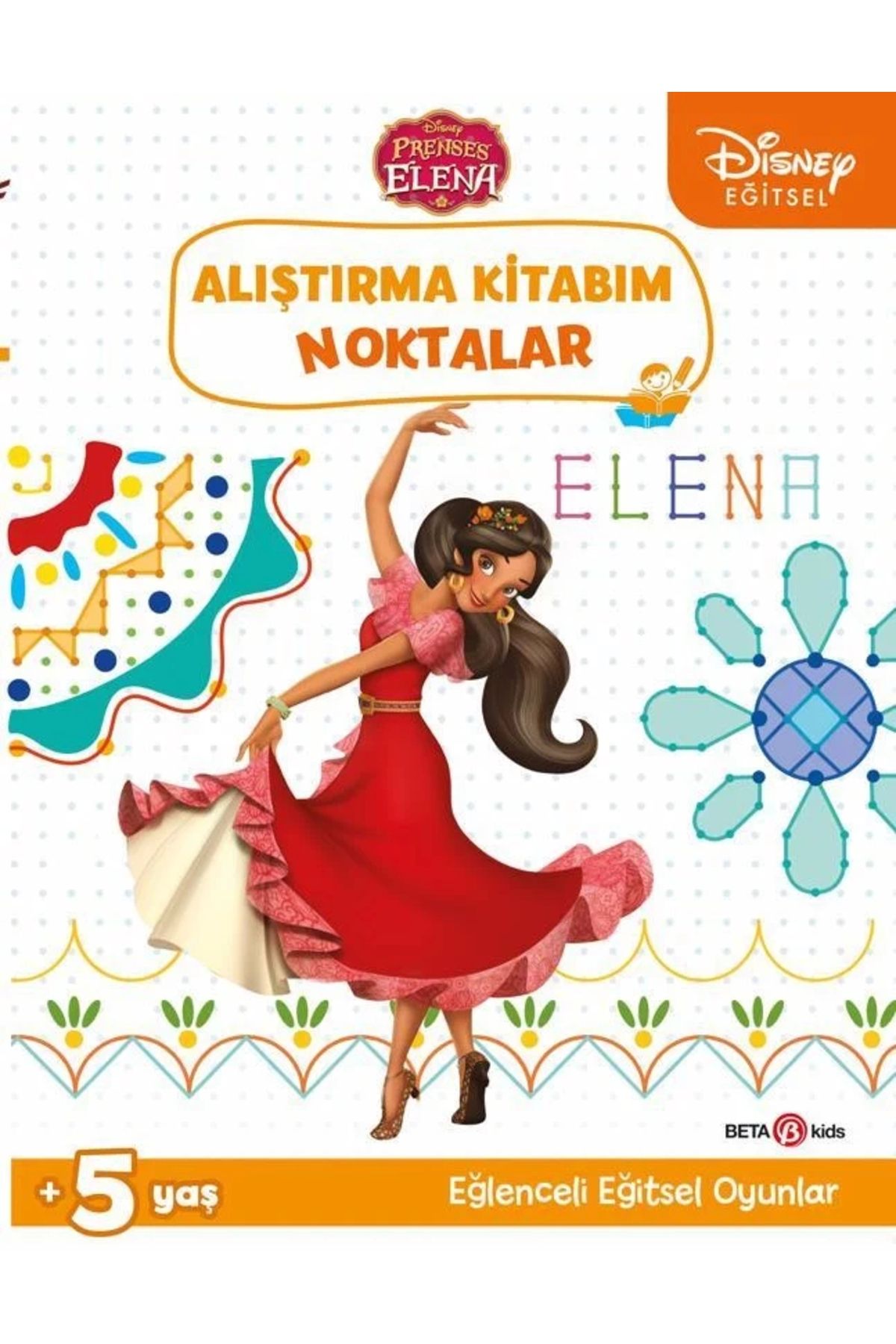 artisania Disney Eğitsel Prenses Elena Alıştırma Kitabım Noktalar