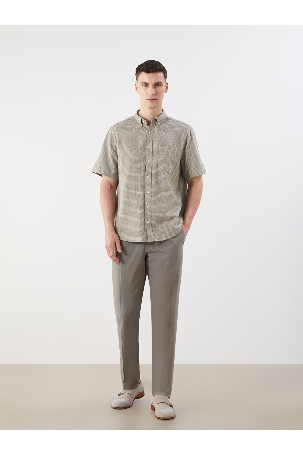 LC Waikiki Standart Kalıp Gabardin Erkek Chino Pantolon