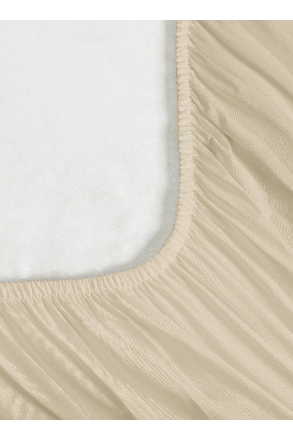 Master Home Textile-Cotton Fitted Sheet Set, 3 Pcs Queen Size, 100% Cotton 200TC, 35cm Deep Pocket, Fits 160x200cm Bed 3