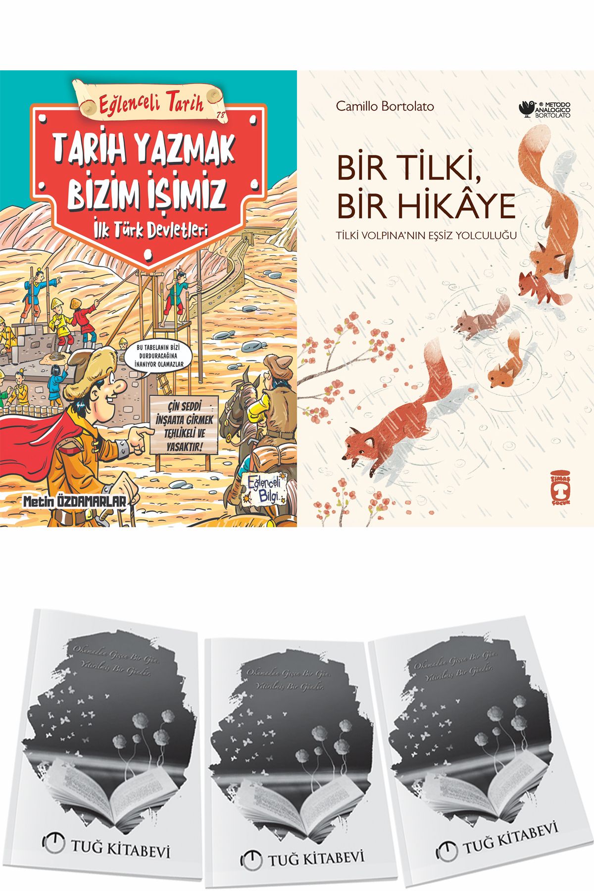 Eğlenceli Bilgi Yayınları Tarih Yazmak Bizim İşimiz İlk Türk Devletleri ve Bir Tilki Bir Hikaye + Hediyeli