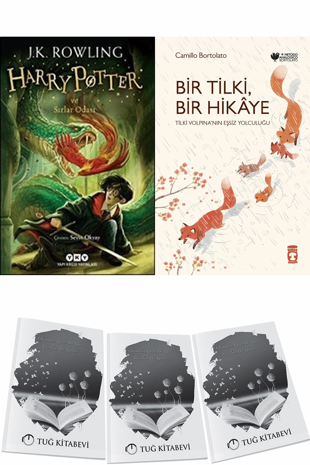 Yapı Kredi Yayınları Harry Potter ve Sırlar Odası ve Bir Tilki Bir Hikaye + Hediyeli