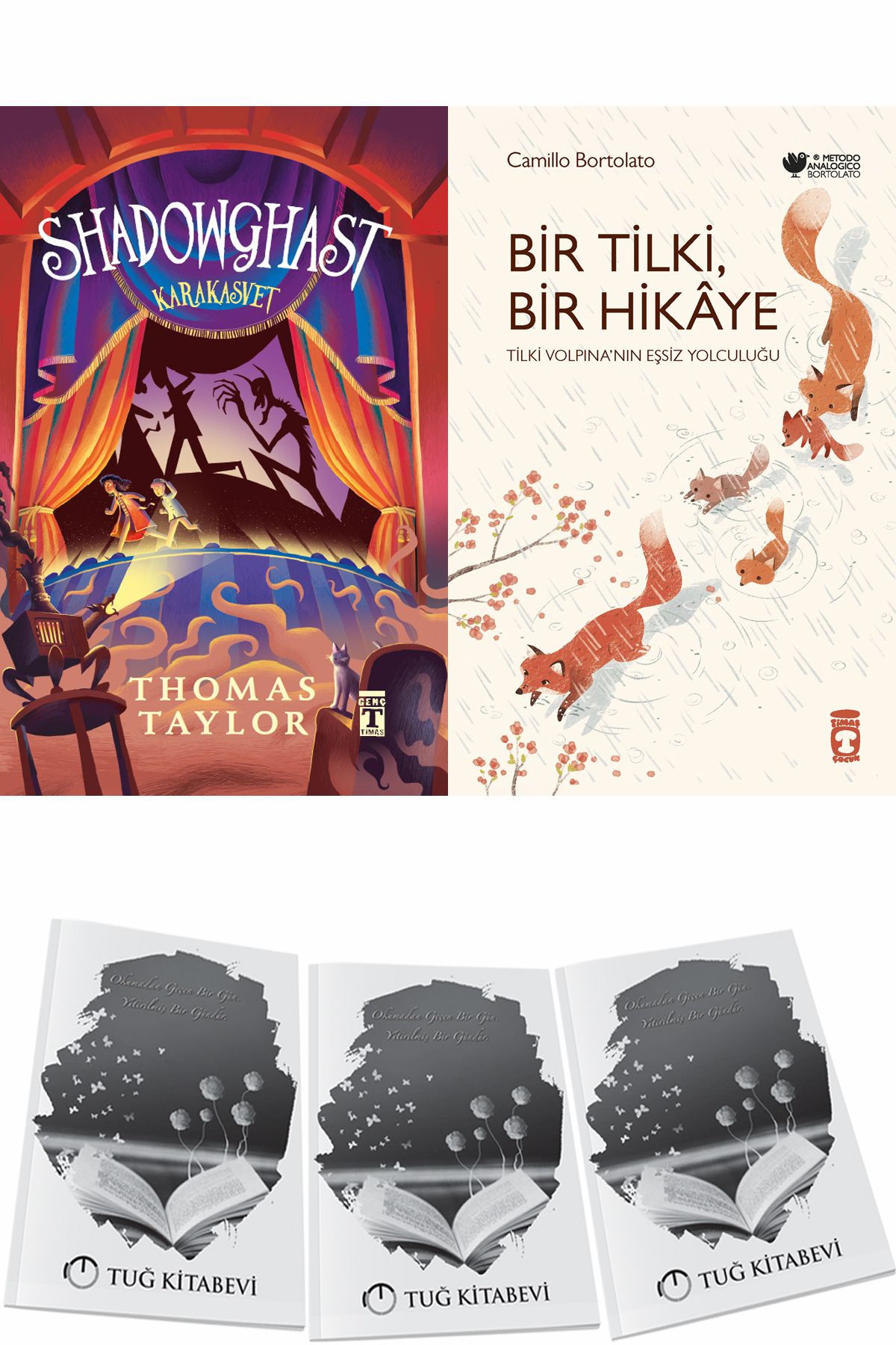 Genç Timaş Shadowghast Karakasvet ve Bir Tilki Bir Hikaye + Hediyeli