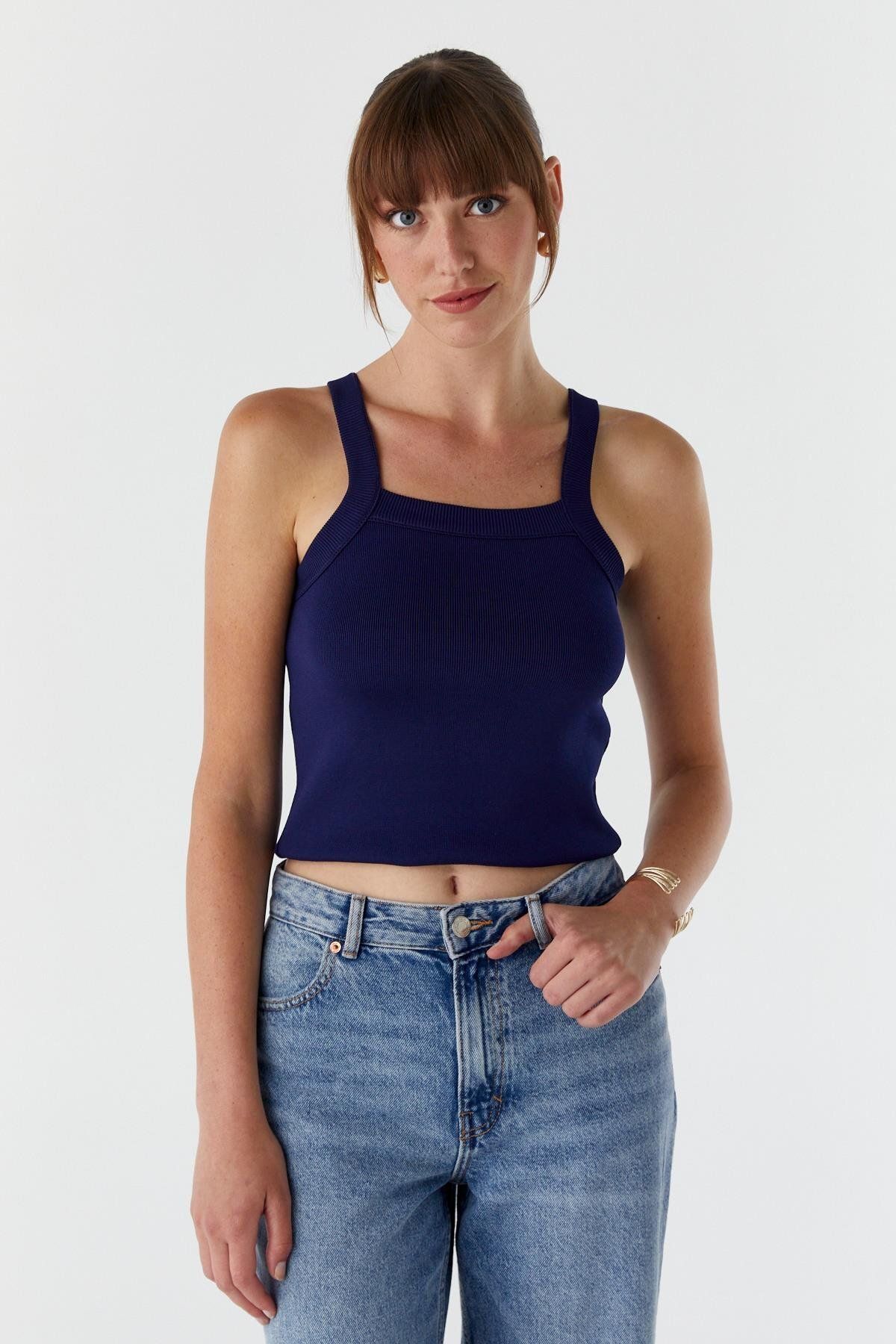 Shopping Shop Askılı Triko Bluz LACI