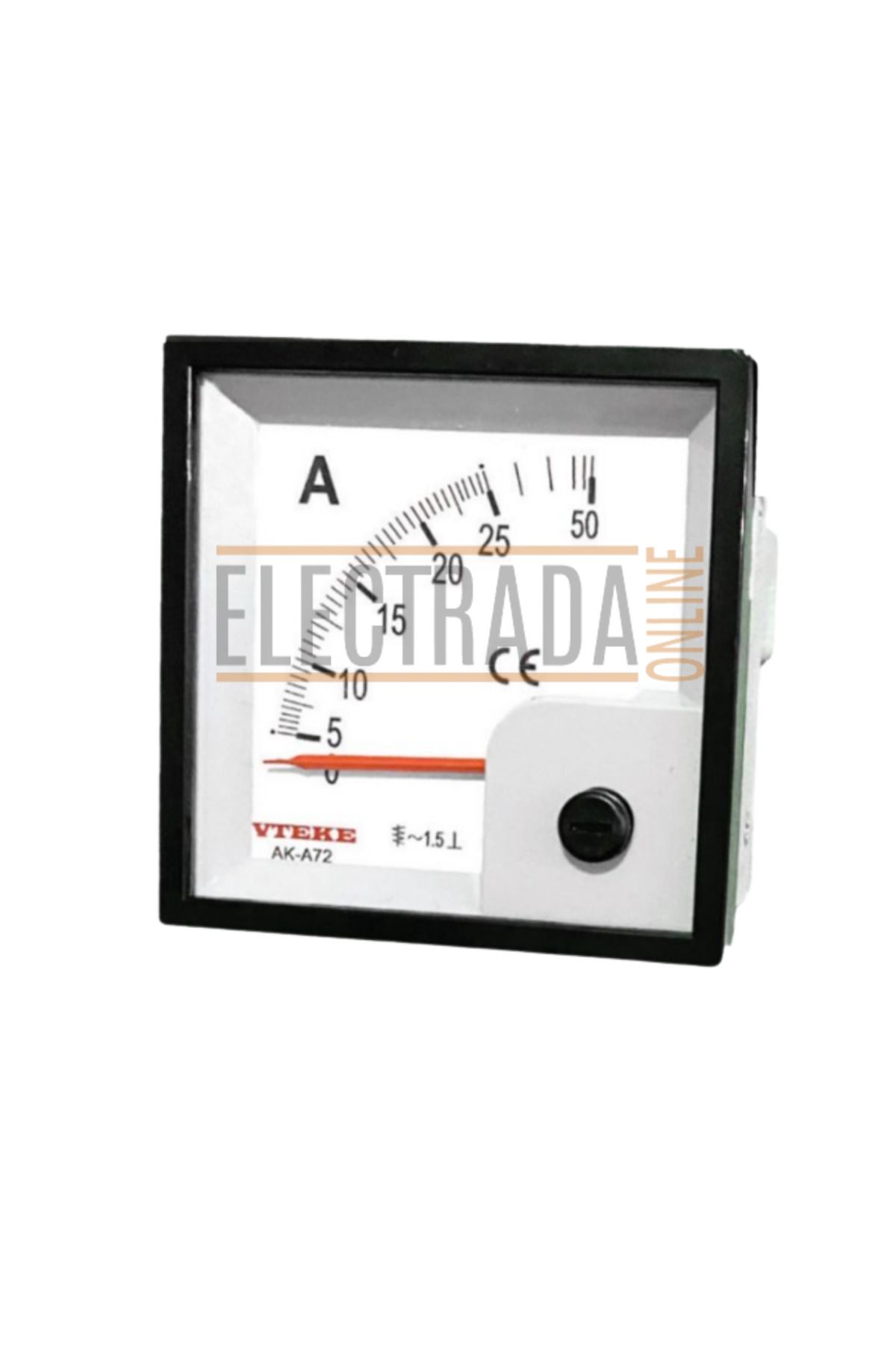 VTEKE DİREK AMPERMETRE 72X72 100A
