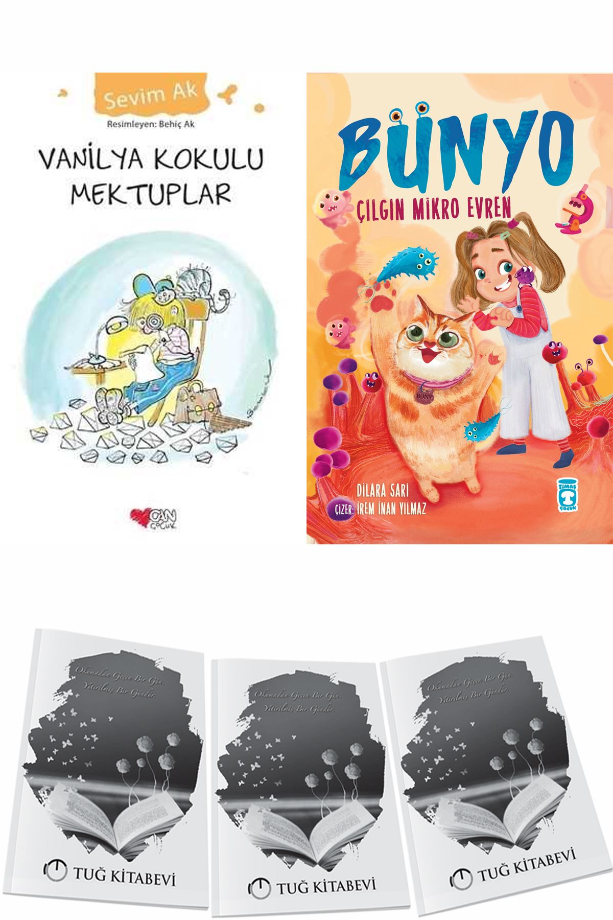 Can Yayınları Vanilya Kokulu Mektuplar ve Bünyo Çılgın Mikro Evren + Hediyeli
