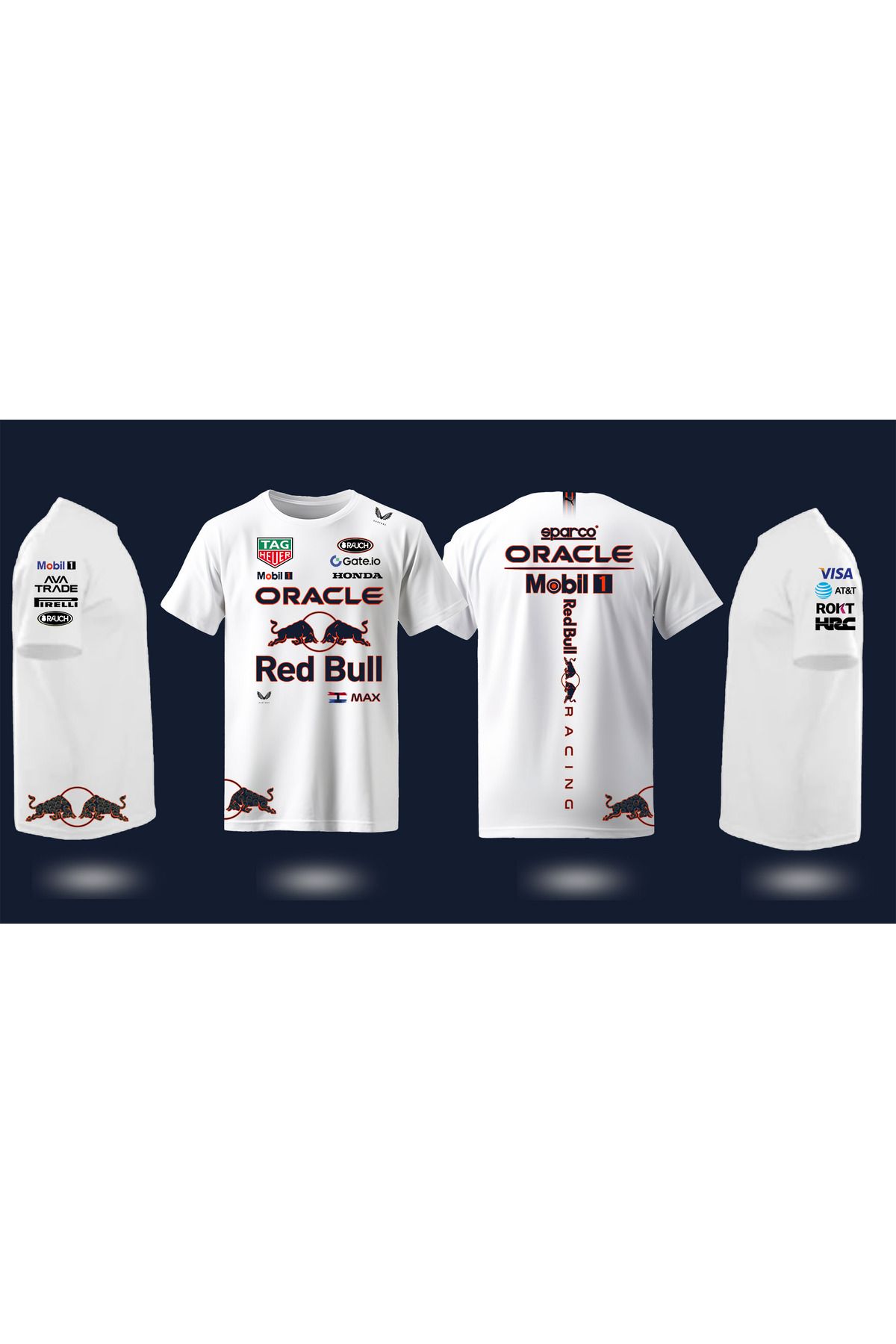 niceworkbynicehands FORMULA 1 SEVERLERE ÖZEL REDBULL SPONSOR T-SHIRT