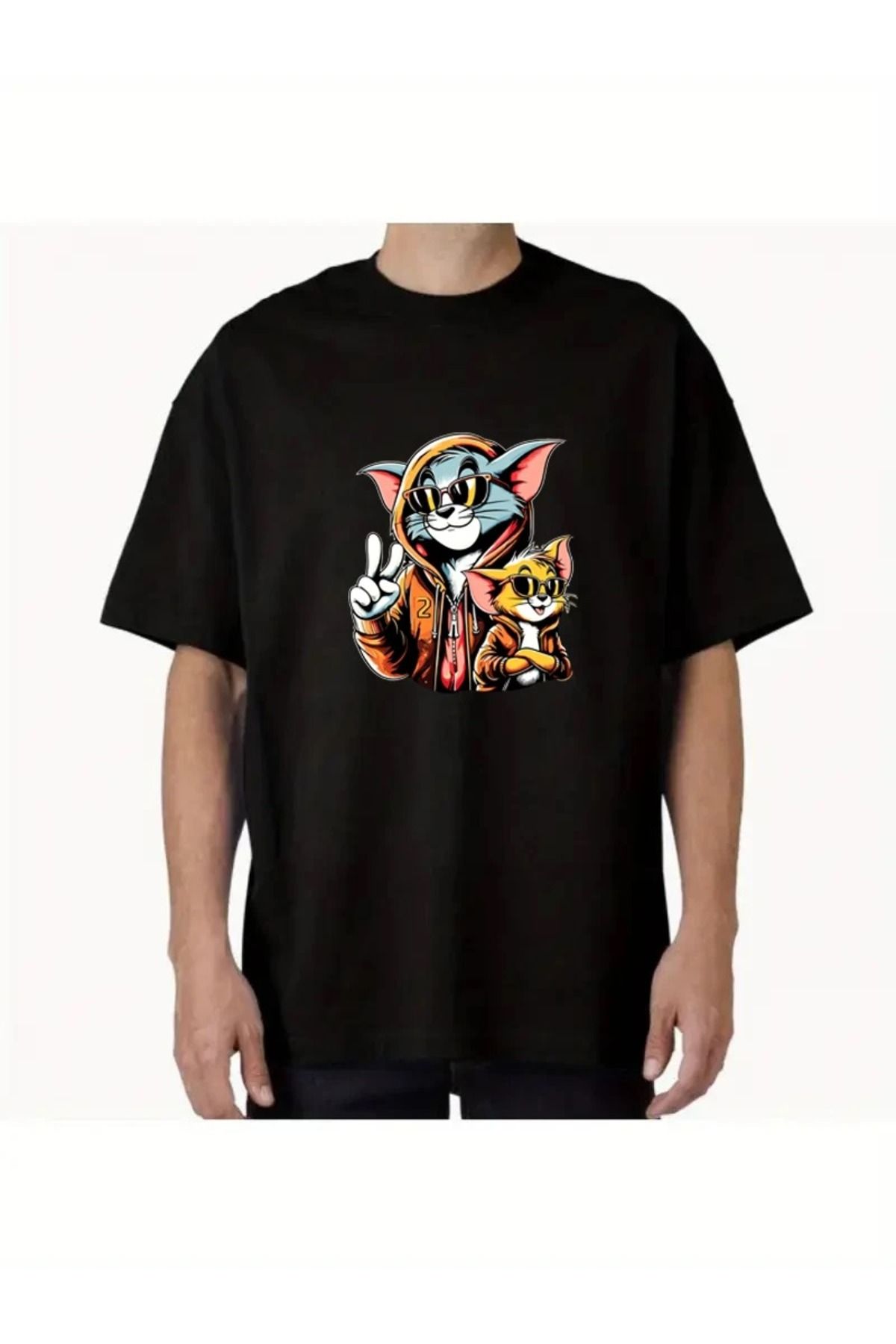 shidumanlar Tom&Jerry Tasarımlı Oversize