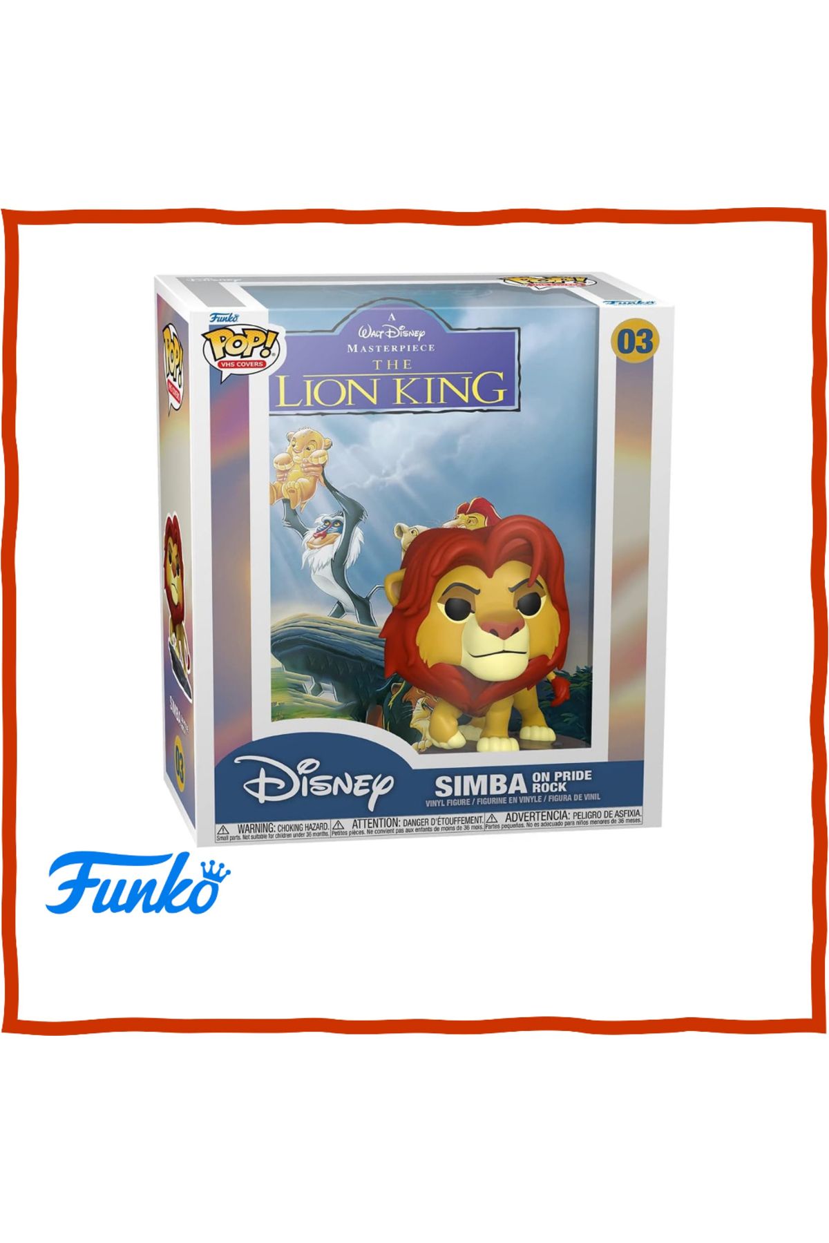 Funko VHS Cover - Lion King Simba On Pride Rock