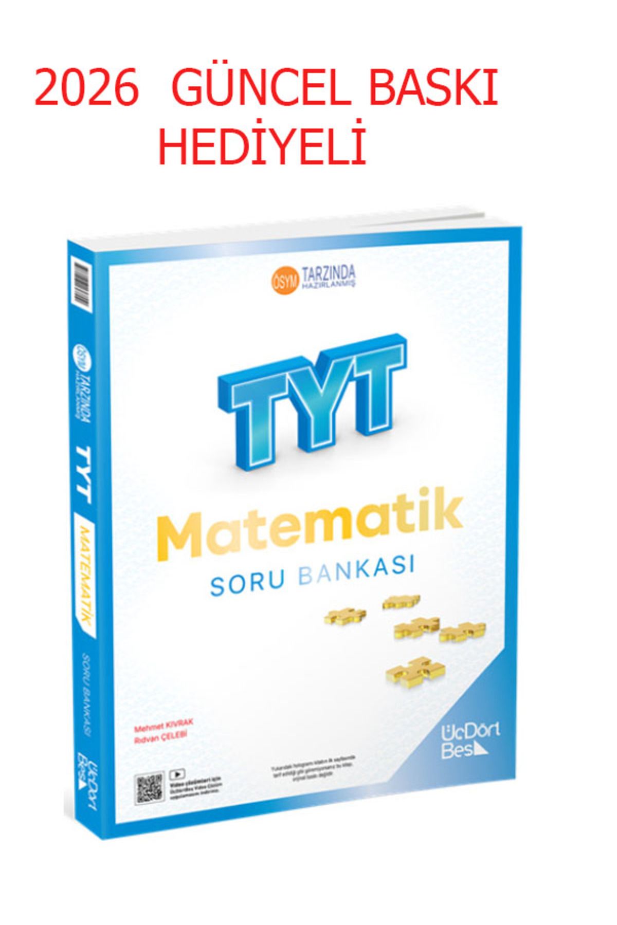 Üç Dört Beş Yayıncılık 2026 Güncel Baskı Tyt Matematik Soru Bankası Hediyeli