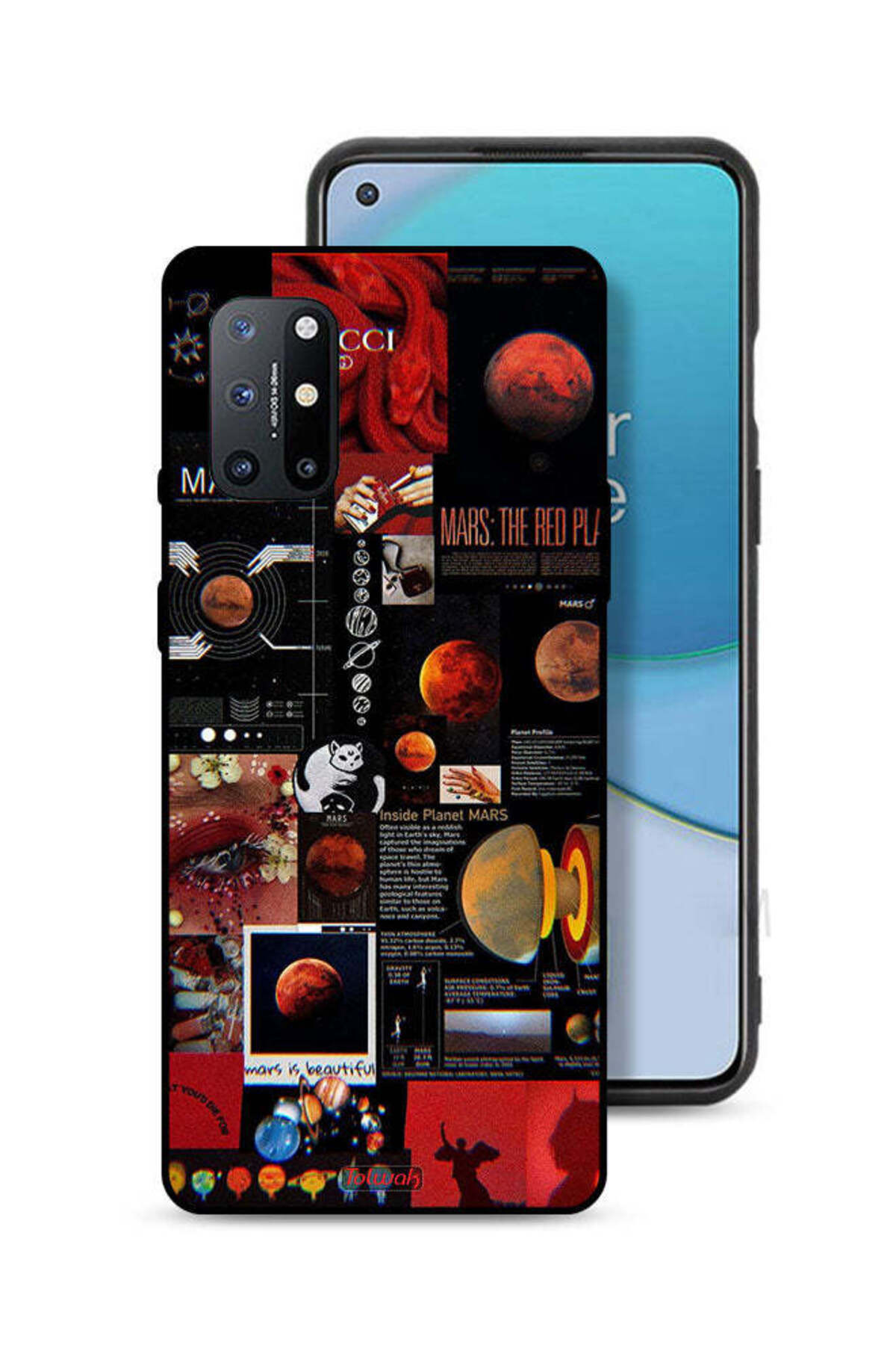 Tolwak-OnePlus 8T 5G Protective Case Cover Mars Art 1