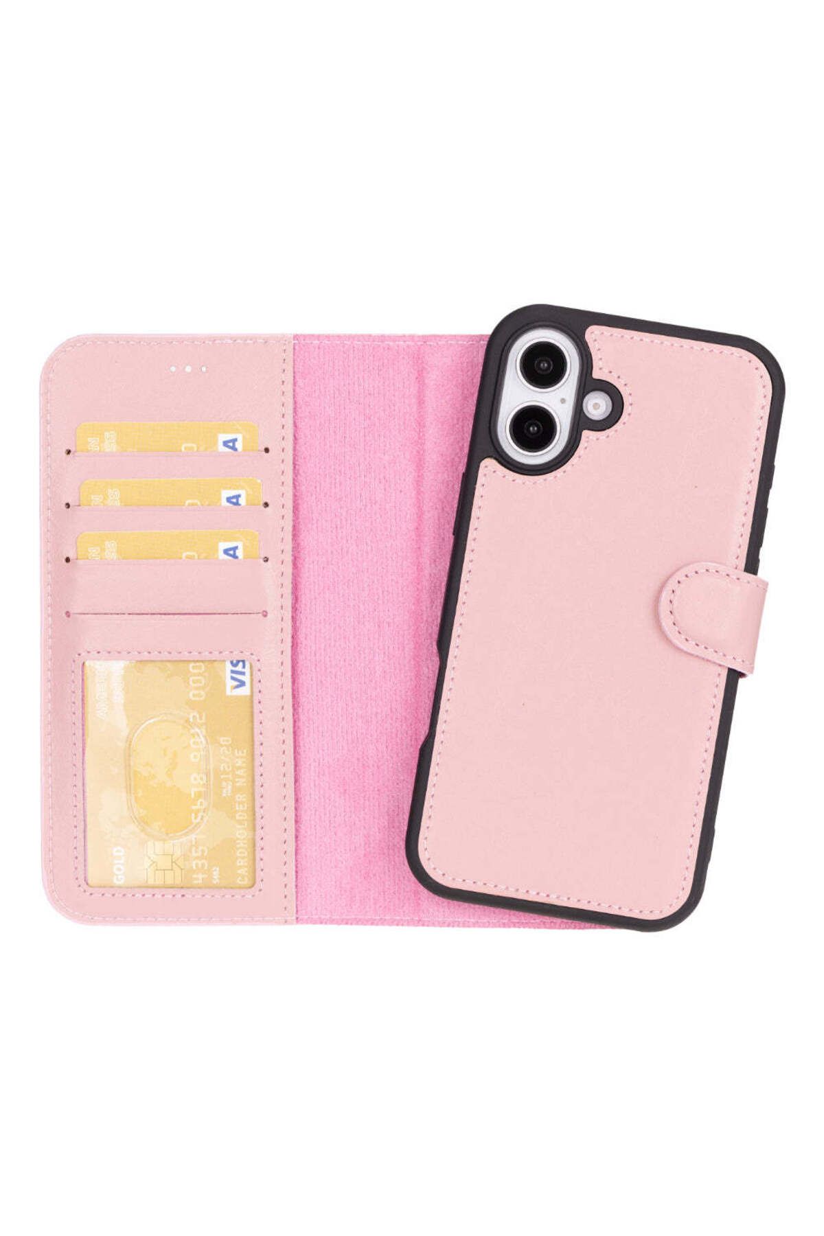 Velnera Magic iPhone 16 Plus Çıkarılabilir Deri Cüzdan Kılıf