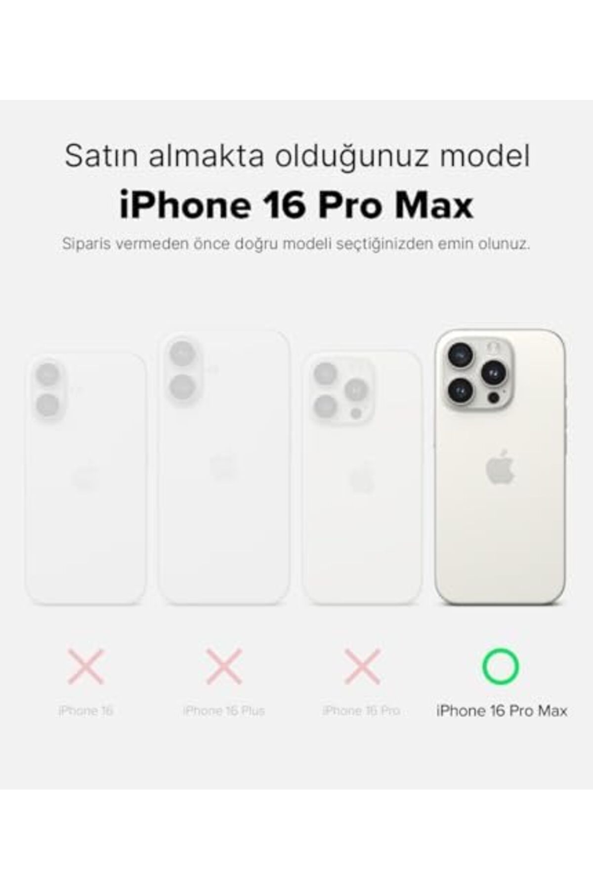 Mena Rise TuonShop iPhone 16 Pro Max için MagSafe ile Uyumlu Çizilmeyen ve Parmak İzi Tutmayan Deri Görün