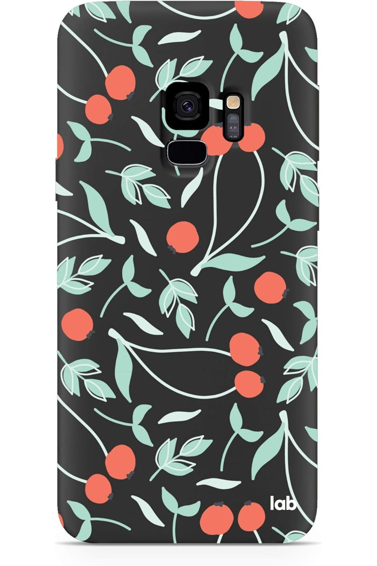 Mena Rise TuonShop S9 Siyah Silikon Telefon Kılıfı - Fresh Berries 1122991