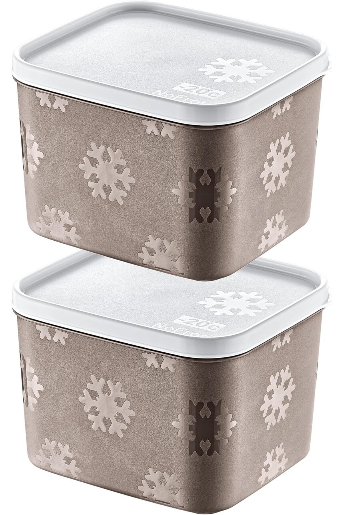 AC BOX-Set of 2 No Frost Storage Container Terra 1250 ml Ac Box 861931 1