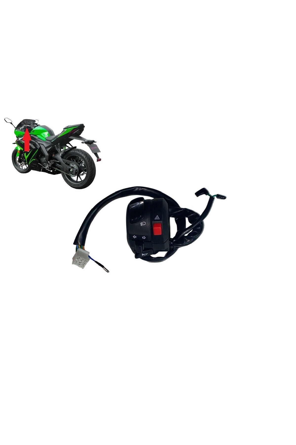 パーツ yuki YUKİ HAMMER AKÜ KAPAĞI ÖN PLASTİK | YUKİ MOTOR YEDEK PARÇA