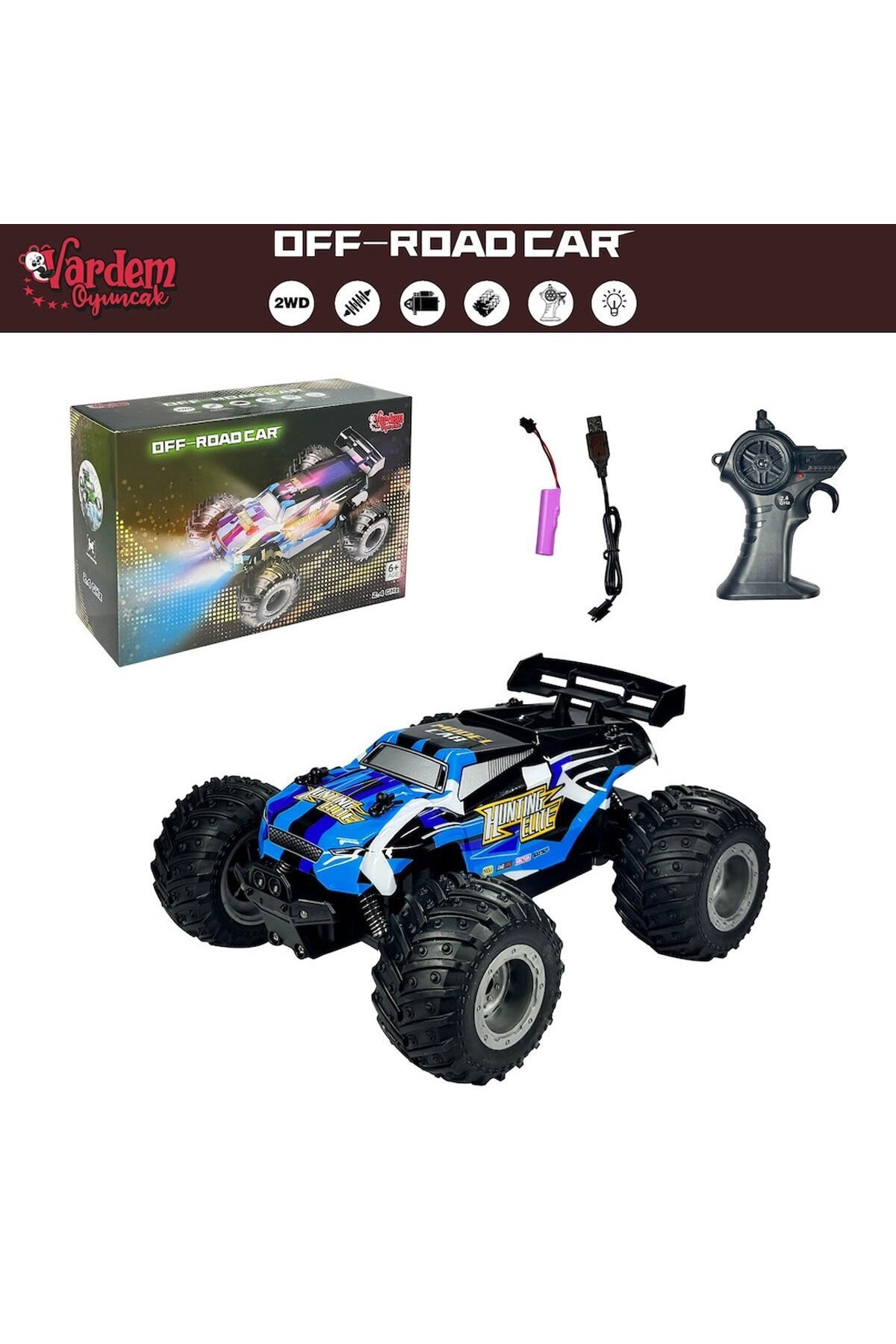 Vardem DS-1258A Uzaktan Kumandalı Full Fonksiyon 2.4G 1:18 Şarjlı