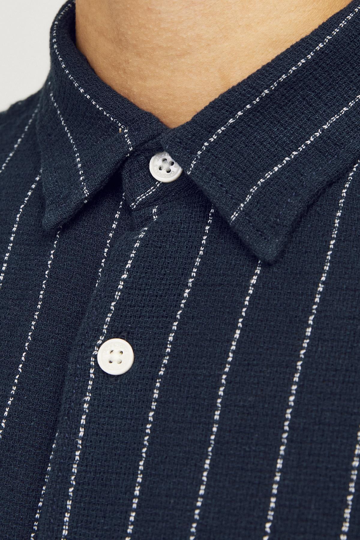 پیراهن مردانه راسته آستین کوتاه | جک اند جونز Jack & Jones 12248594 - تصویر 7