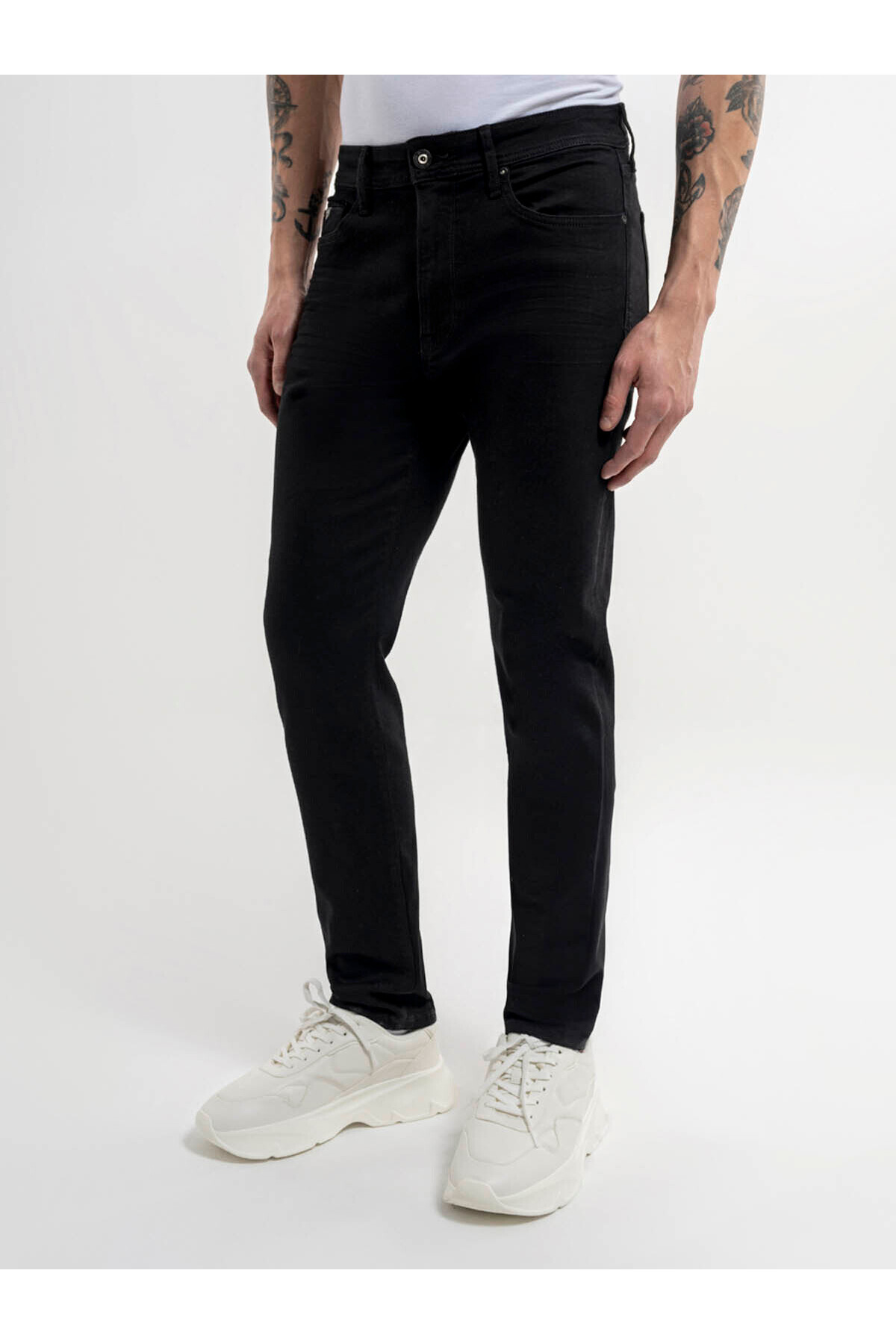 Loft  Ricardo Slim Fit Siyah Erkek Jean Pantolon Lf2034723 - Görsel 4