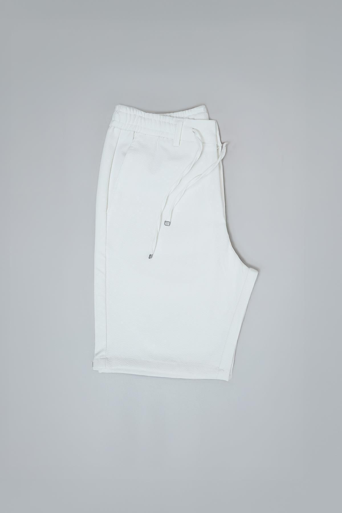 DAHA-Men's White 2025 Jogger Shorts 3