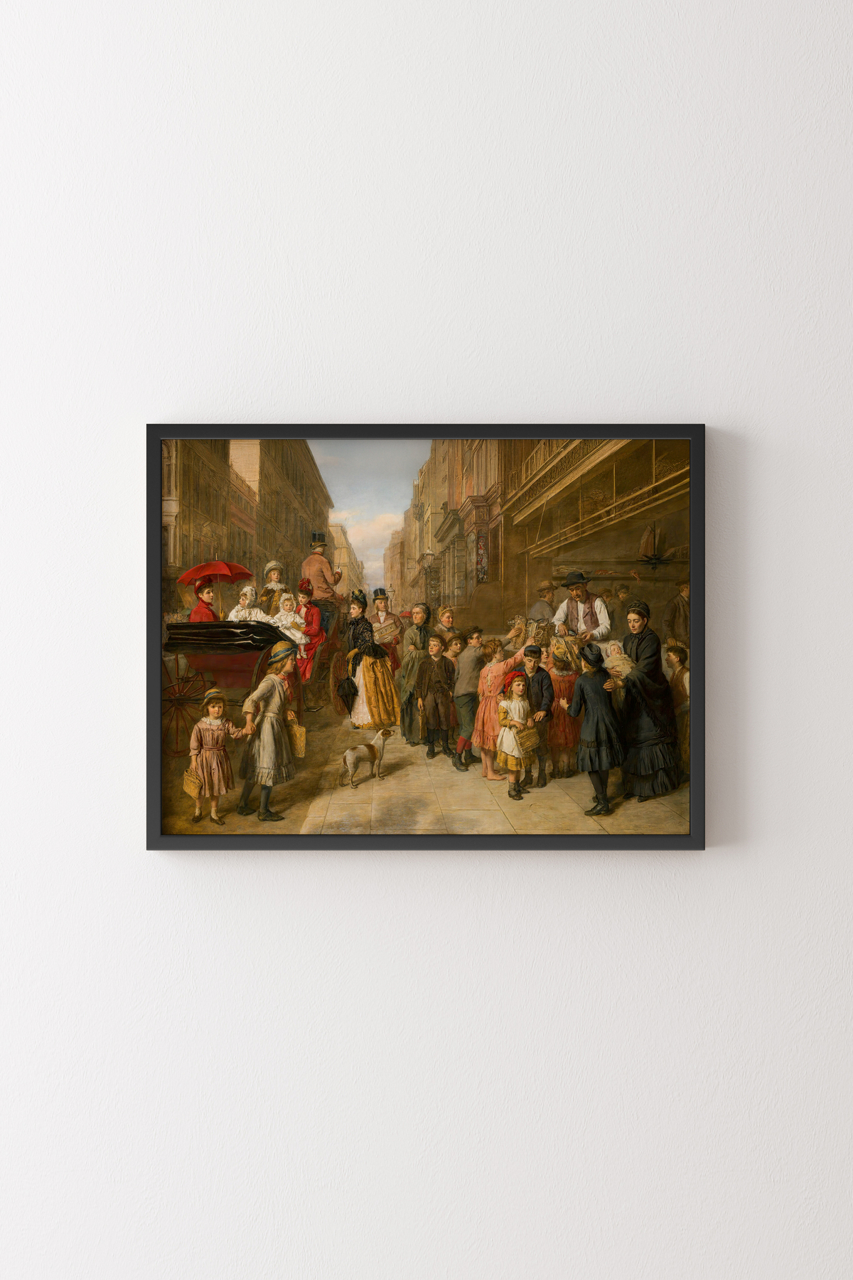 Poverty and Wealth - Black Frame