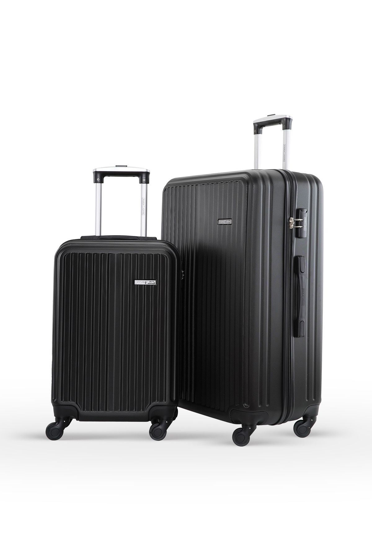 PARAJOHN-Ridge 2-piece Luggage Set Abs Hard Shell Check-in Trolley Bag With 360° Spinner Wheels & Lock 1