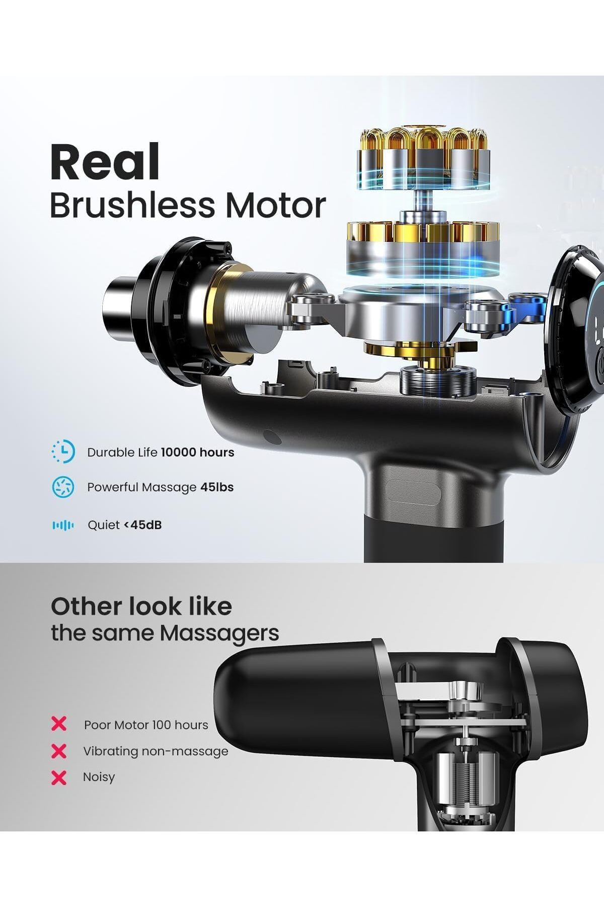 RENPHO-Active Massager with Heat Deep Tissue Muscle, 2022 Upgrade Powerful Portable Massager 9