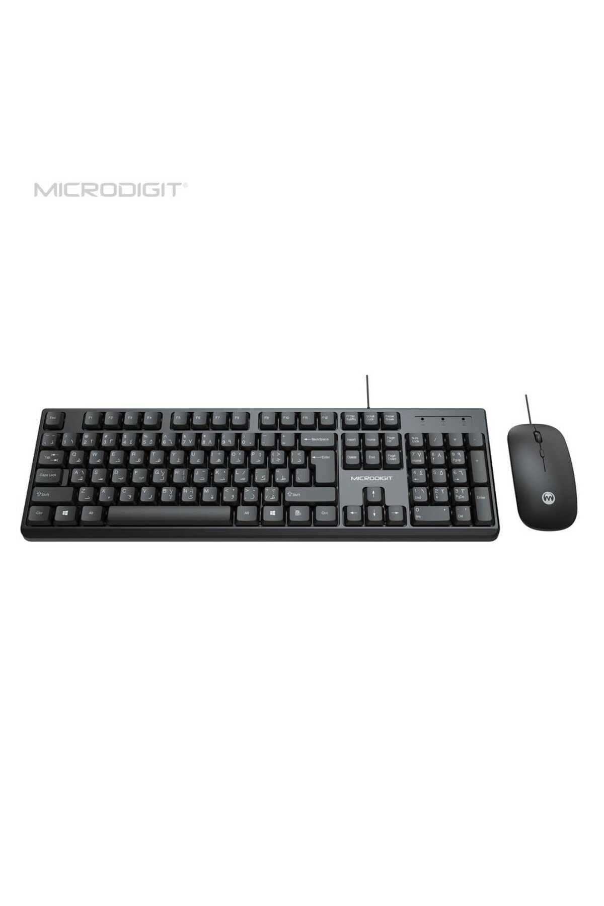 Microdigit-MD327K Wired Keyboard and Mouse Combo 1