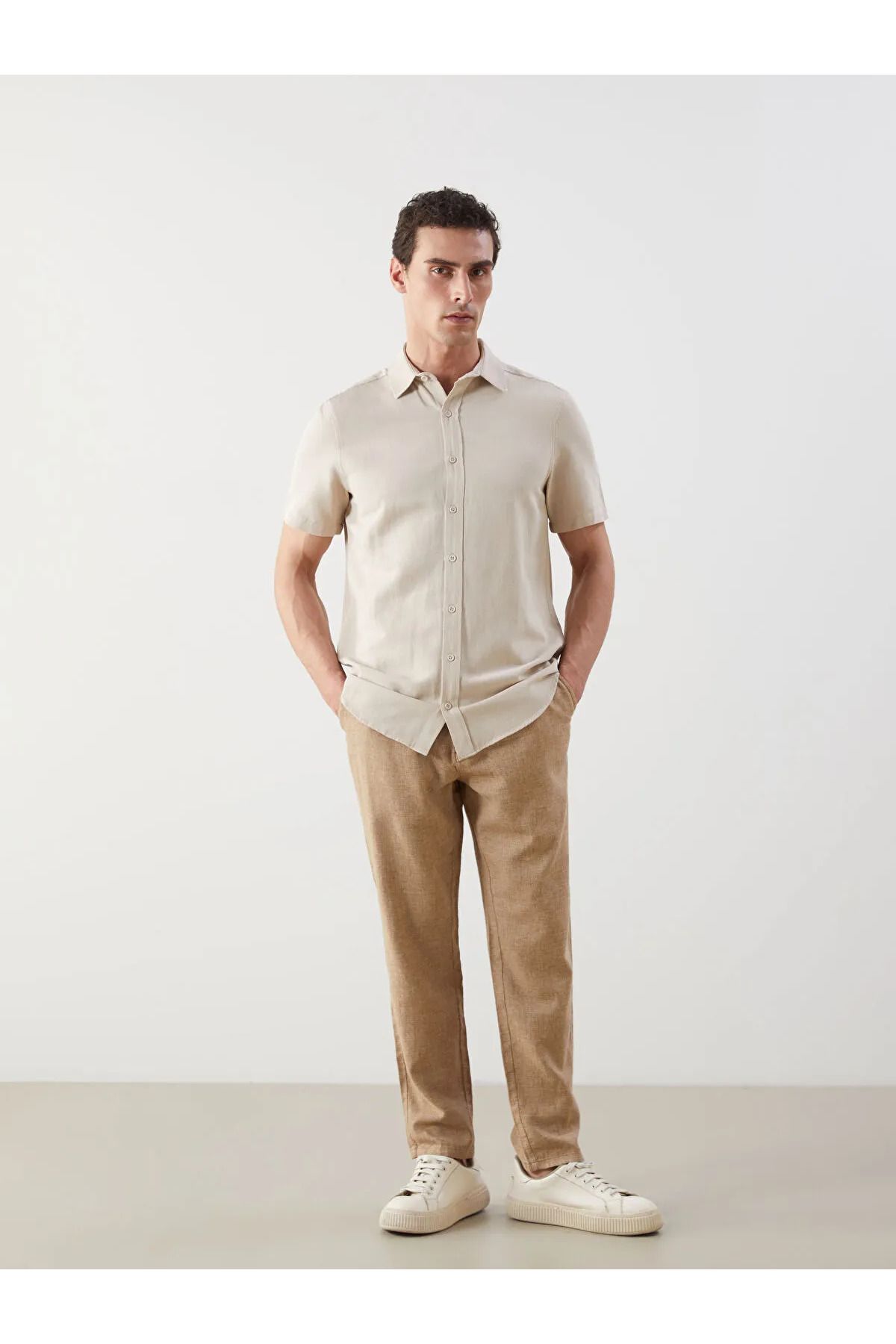 LC Waikiki-Regular Fit Short Sleeve Men's Shirt 6