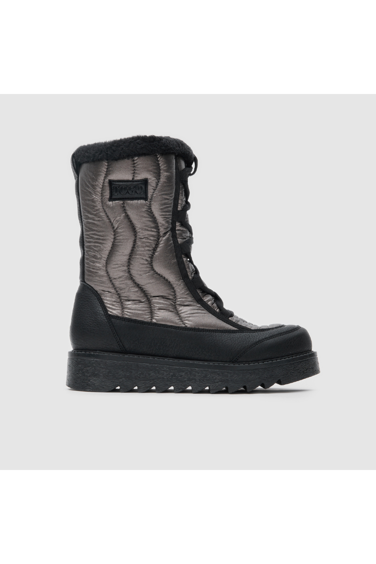 TOGO Siyah Bronz Kadın Kar Botu [051816]