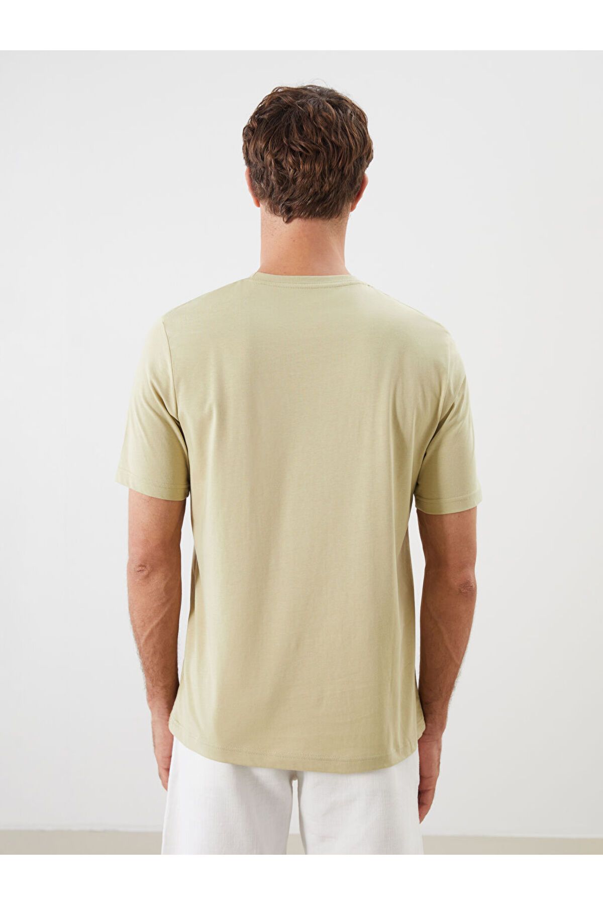 LC Waikiki-New Season Crew Neck Combed Cotton Men's T-Shirt - S50839Z8 4
